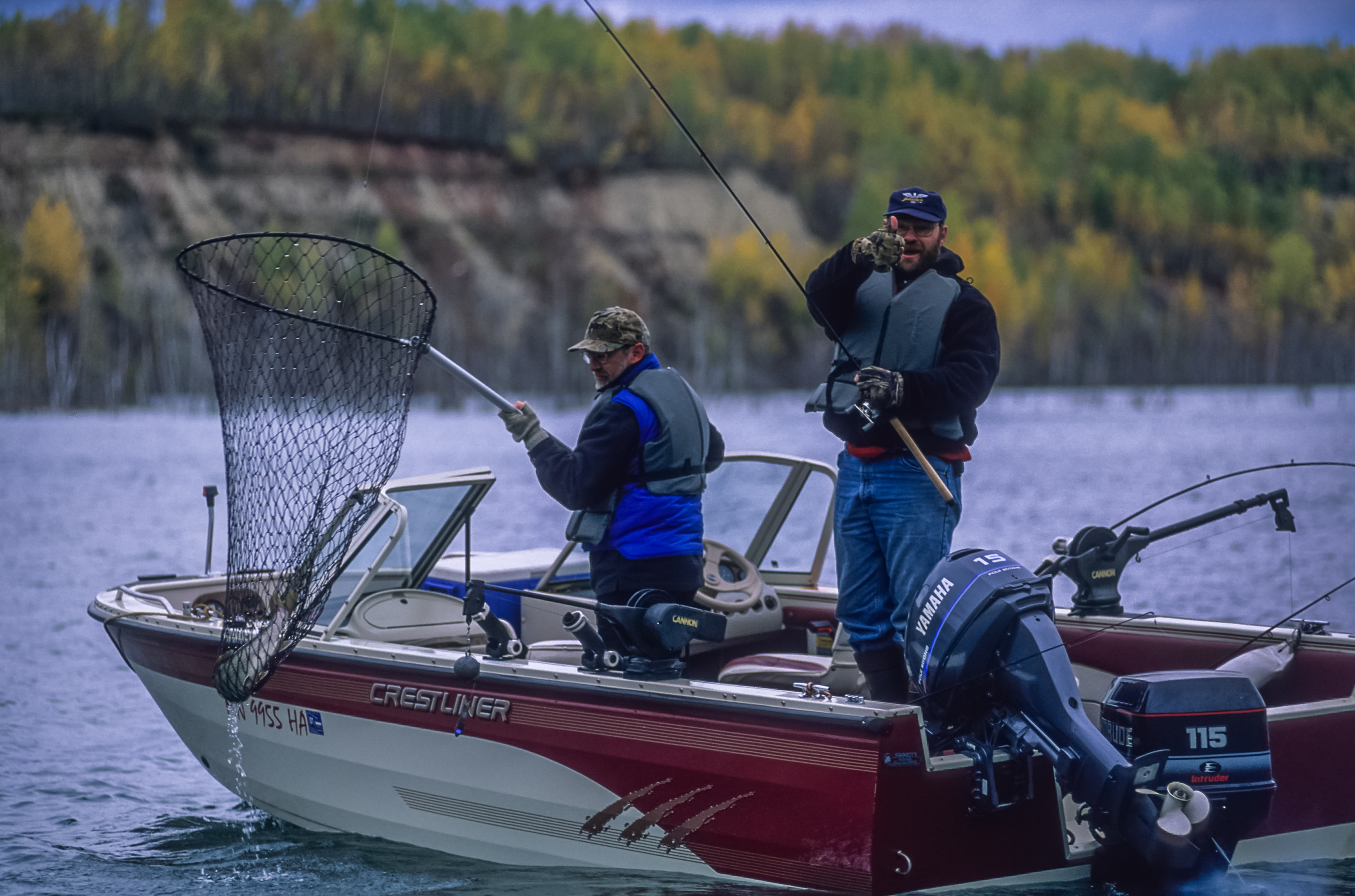 Fishing for trout in stocked pit lakes on the Iron Range