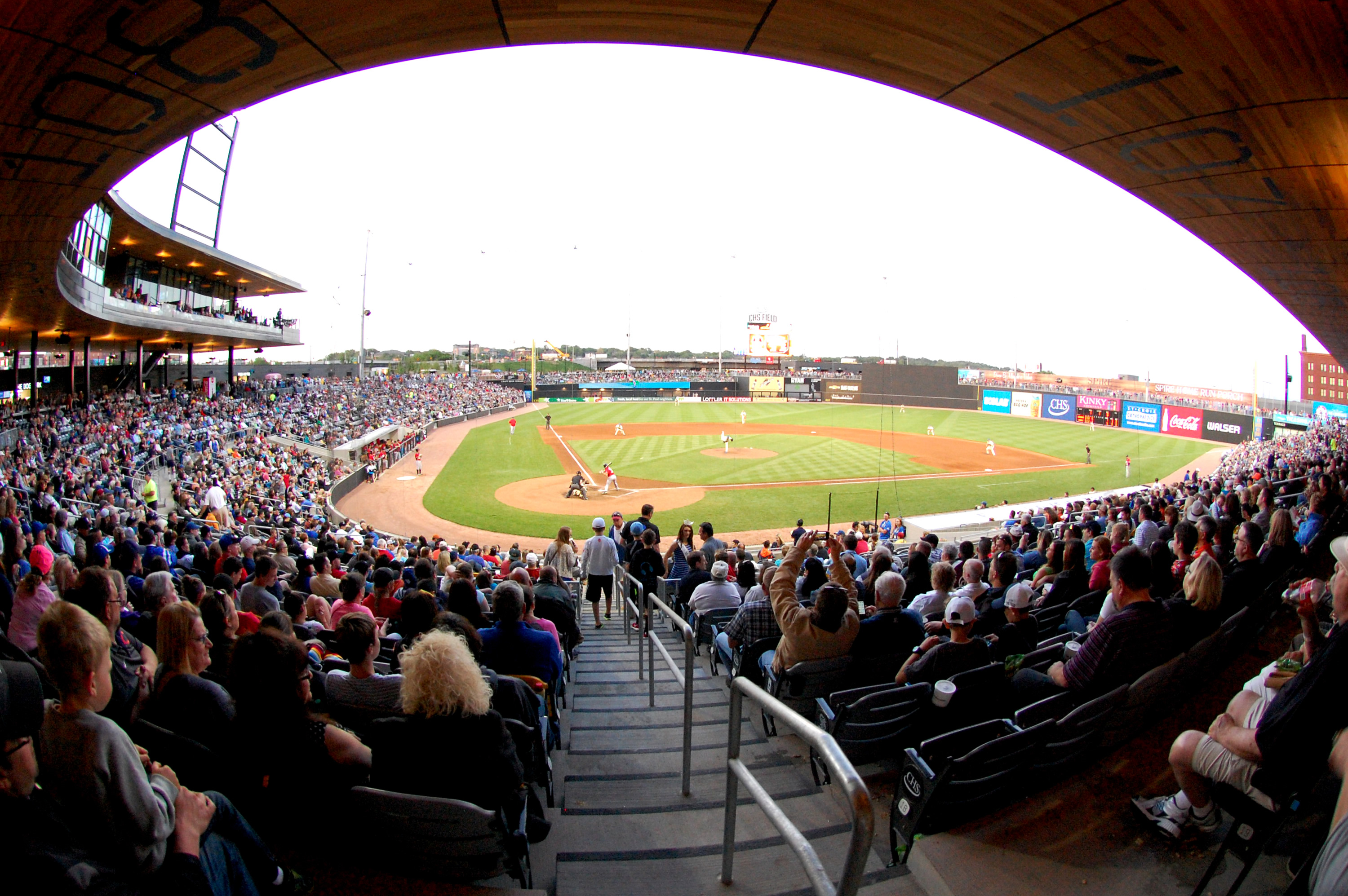 St Paul Saints baseball game at CHS Field