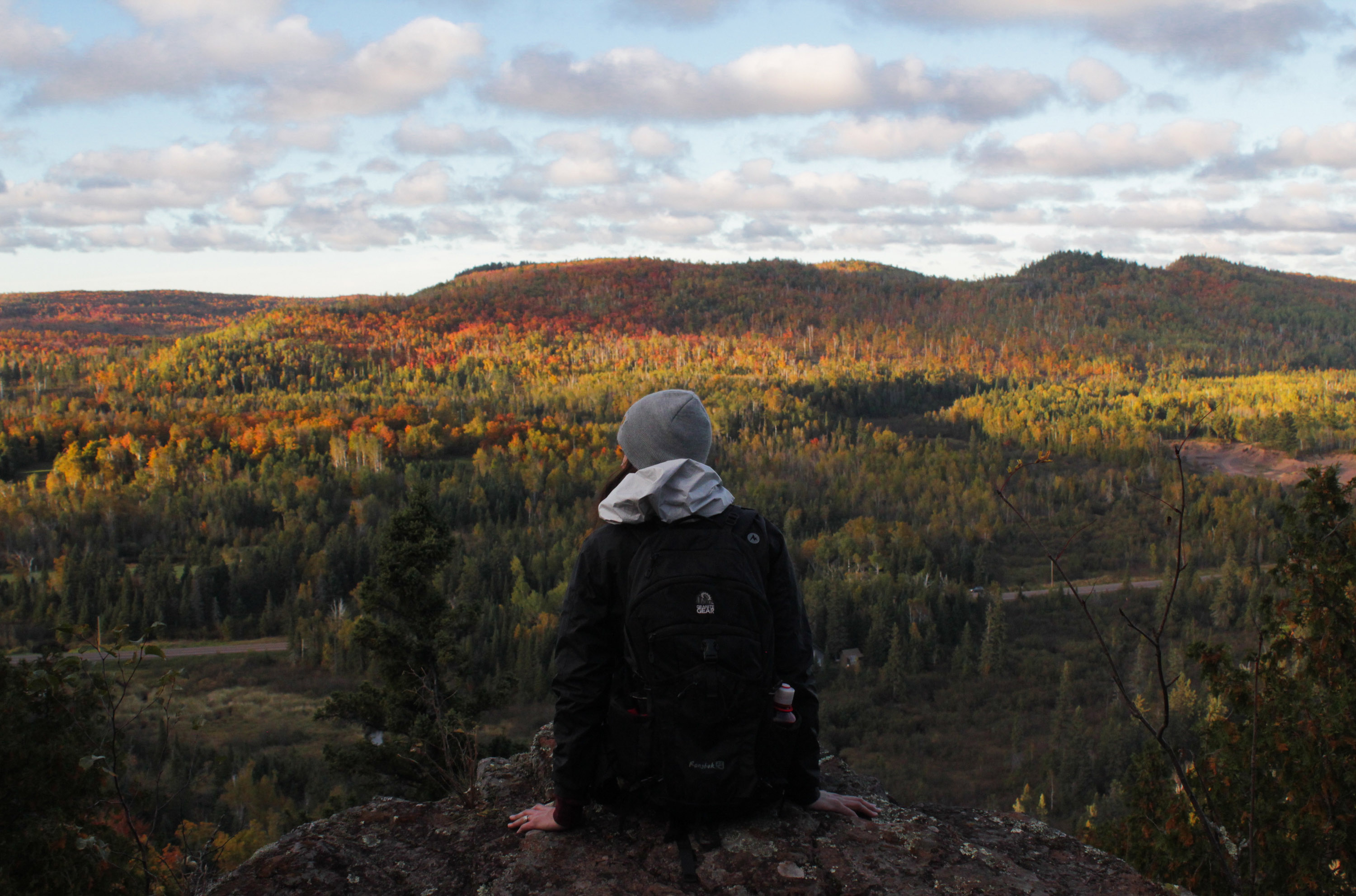 Sawmill Dome on the Superior Hiking Trail near Tettegouche State Park