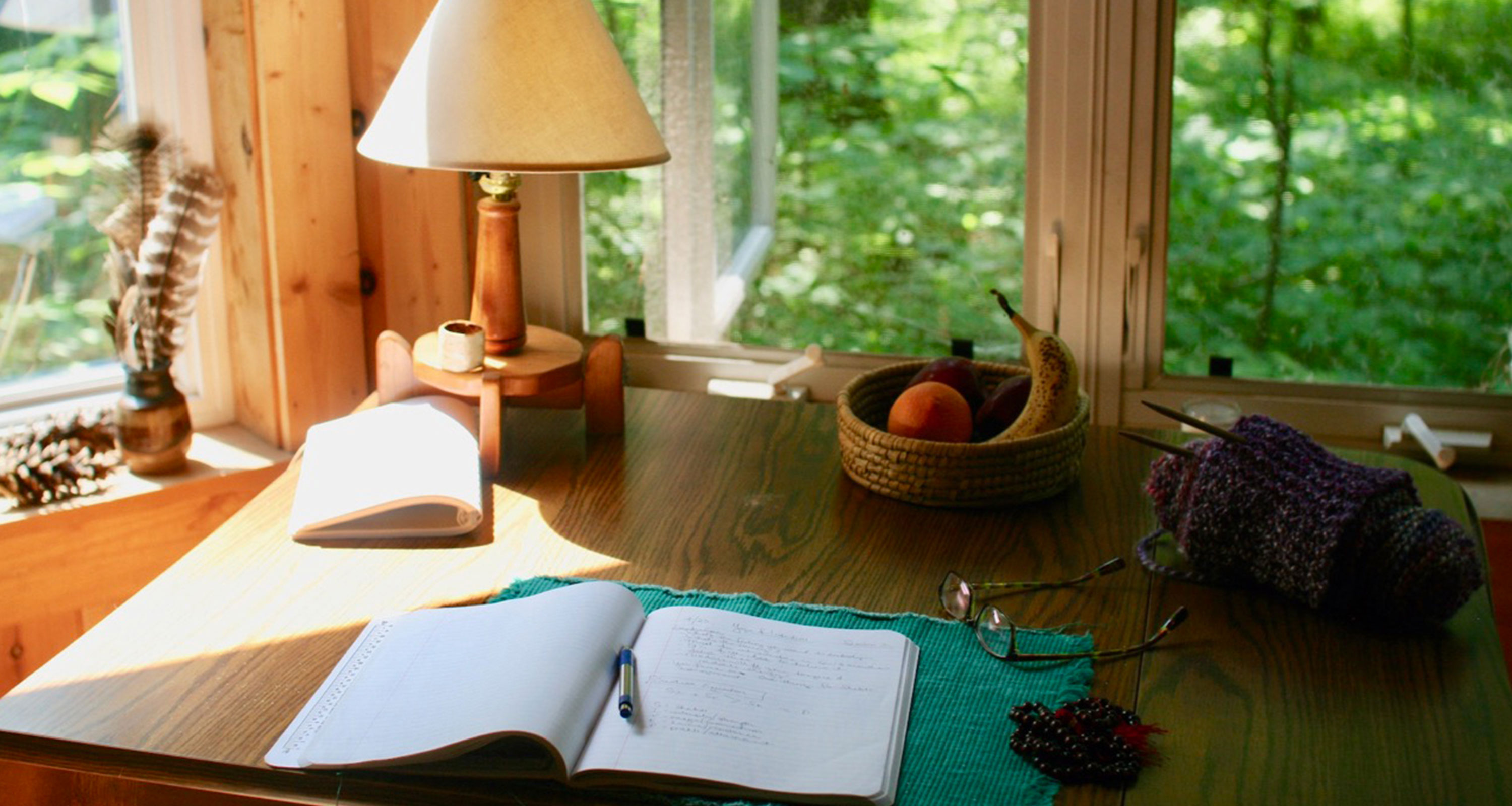 Writing in solitude at ARC Retreat Center