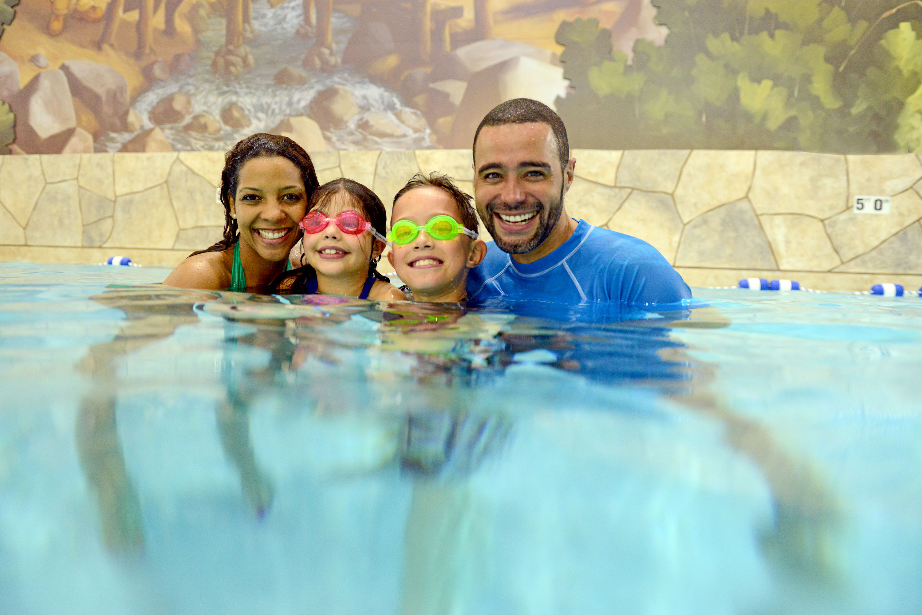 Familia en Great Wolf Lodge Bloomington
