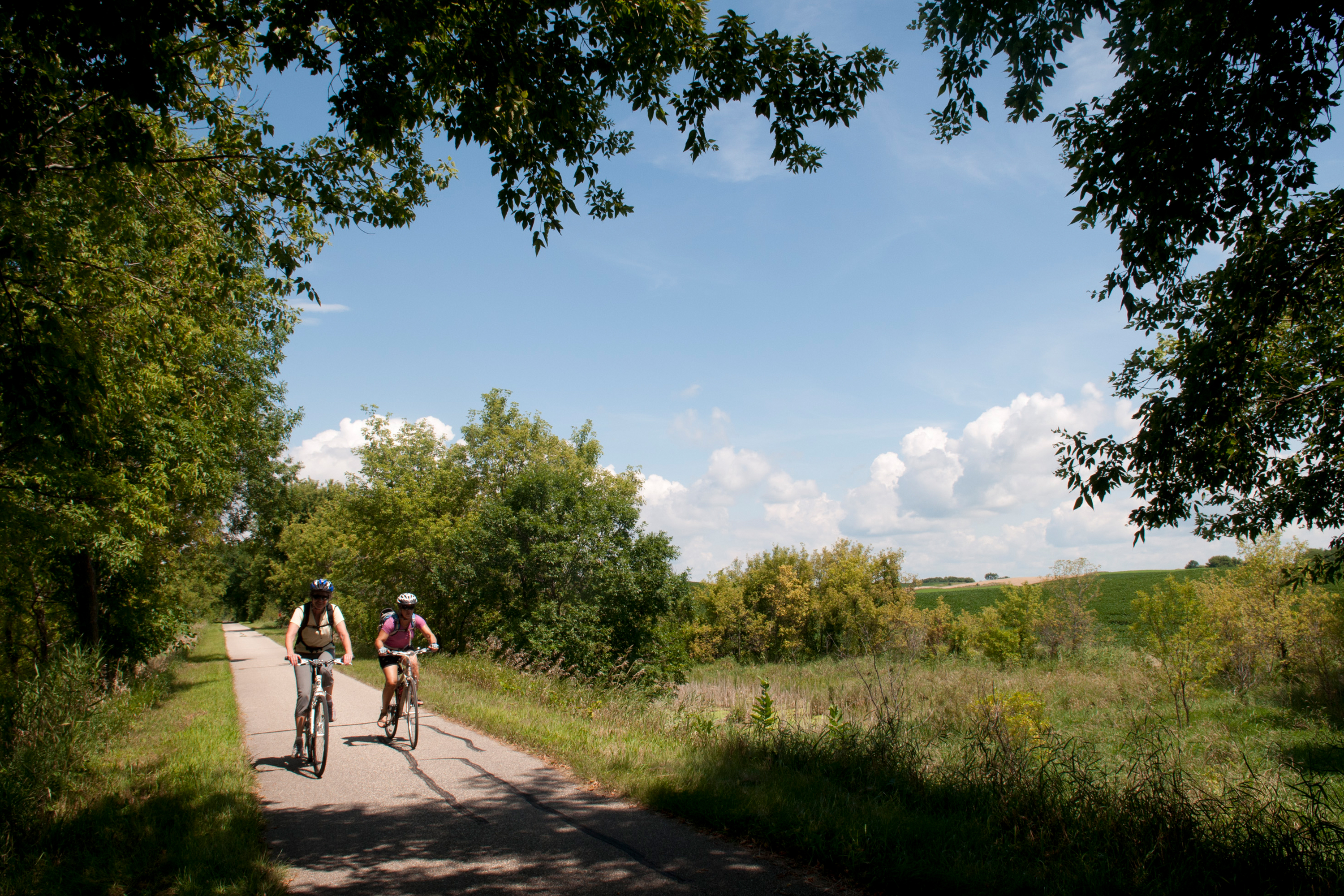 Glacial Lakes bike trail