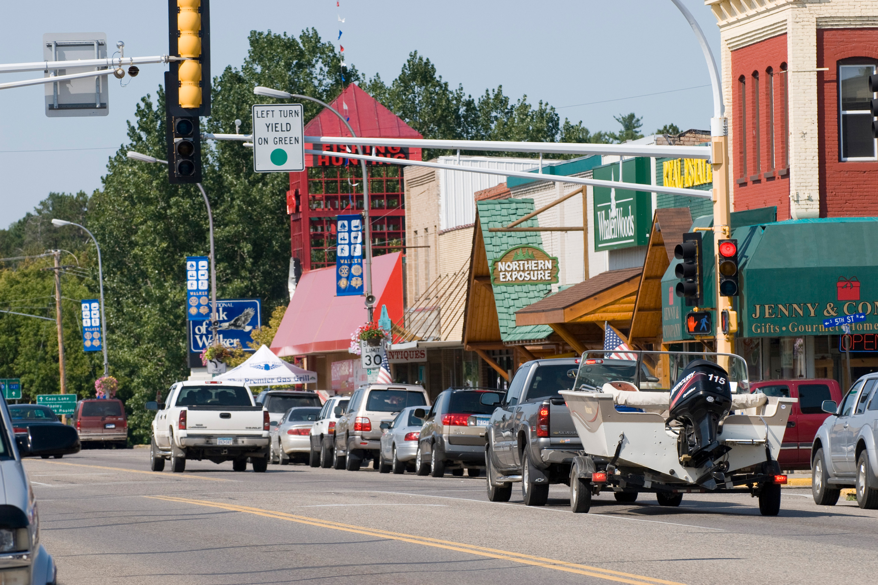 Walker downtown street