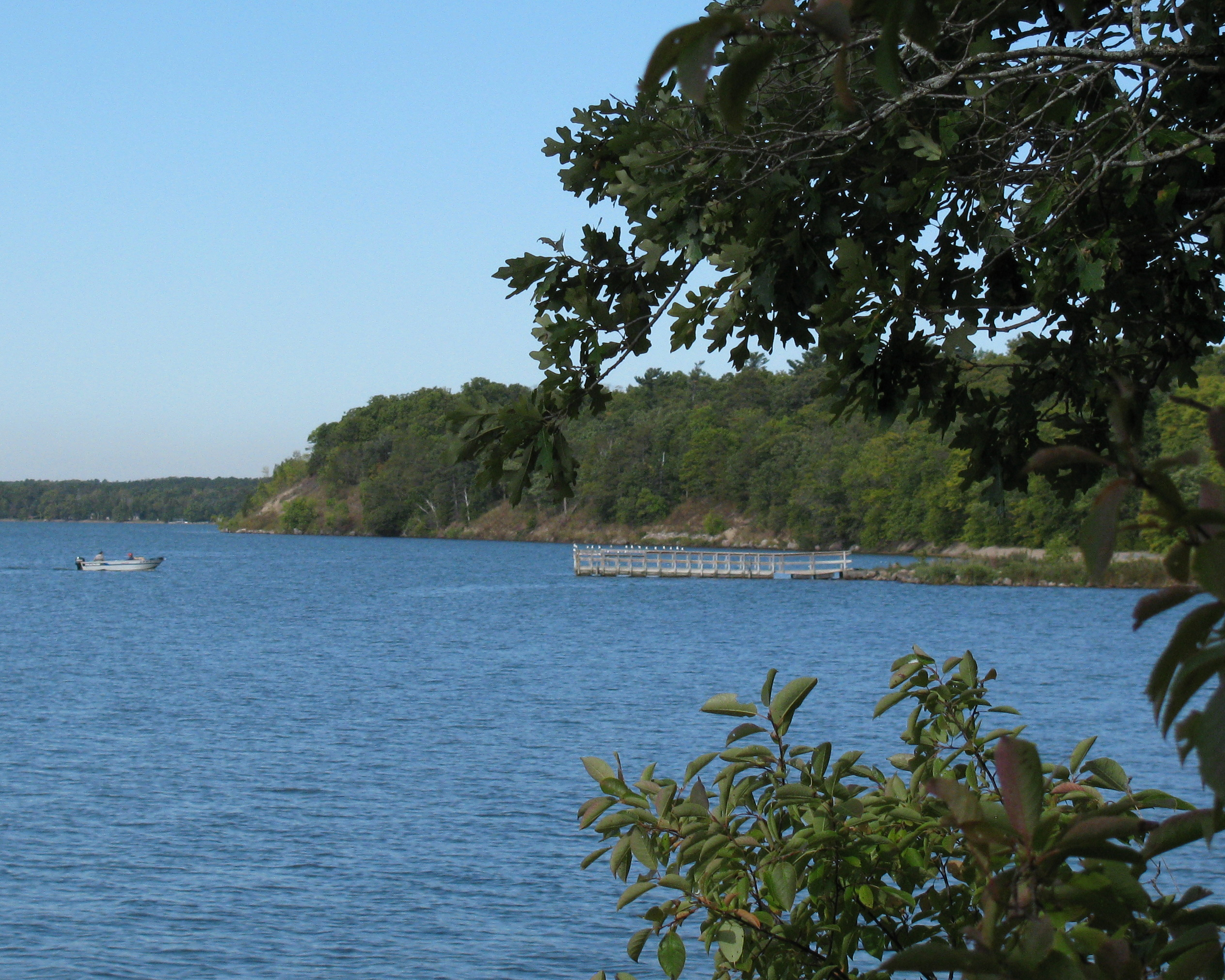 Lake Bemidji in the summer