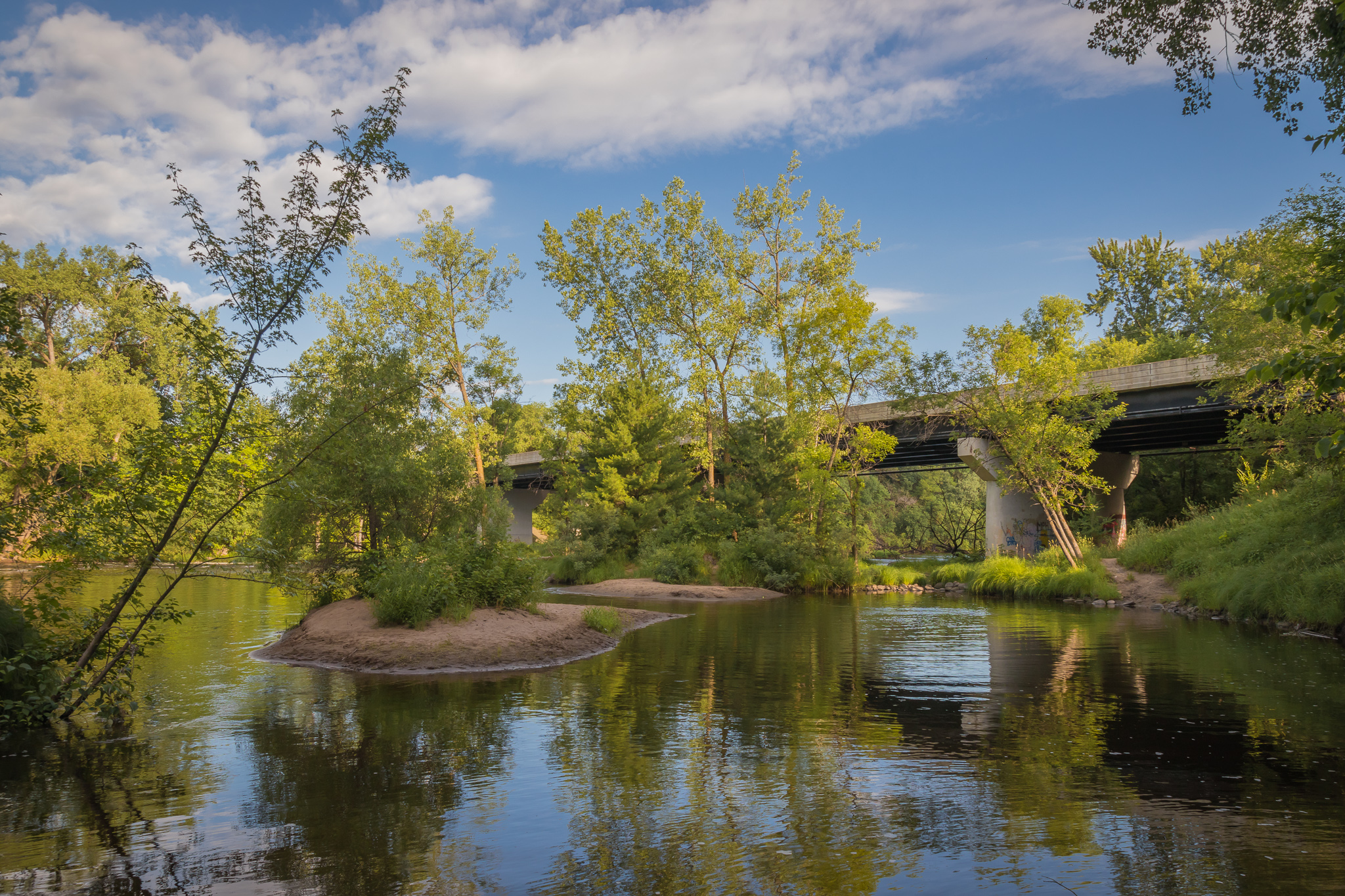 The Rum River in central Minnesota