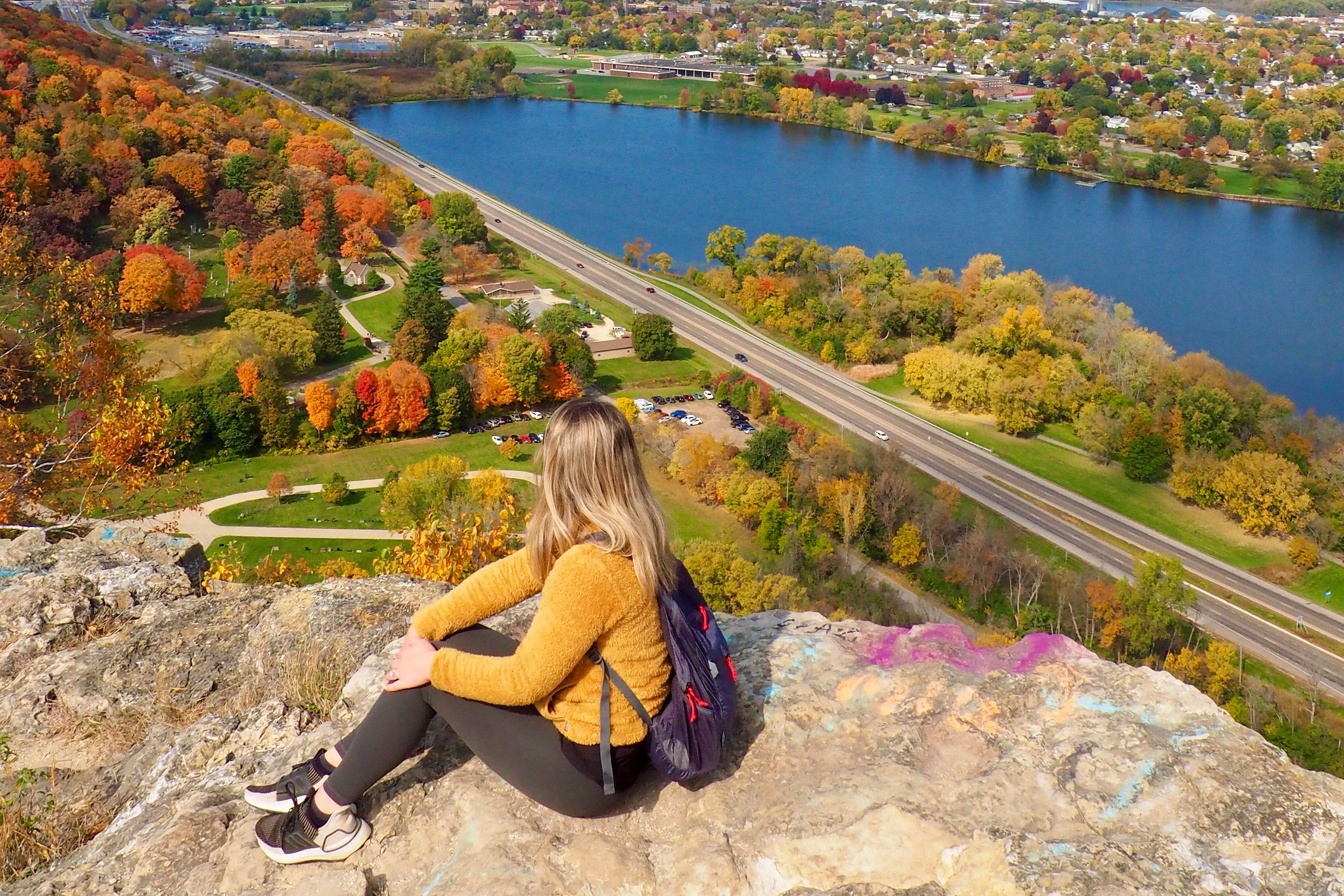 Overlooking Lake Winona