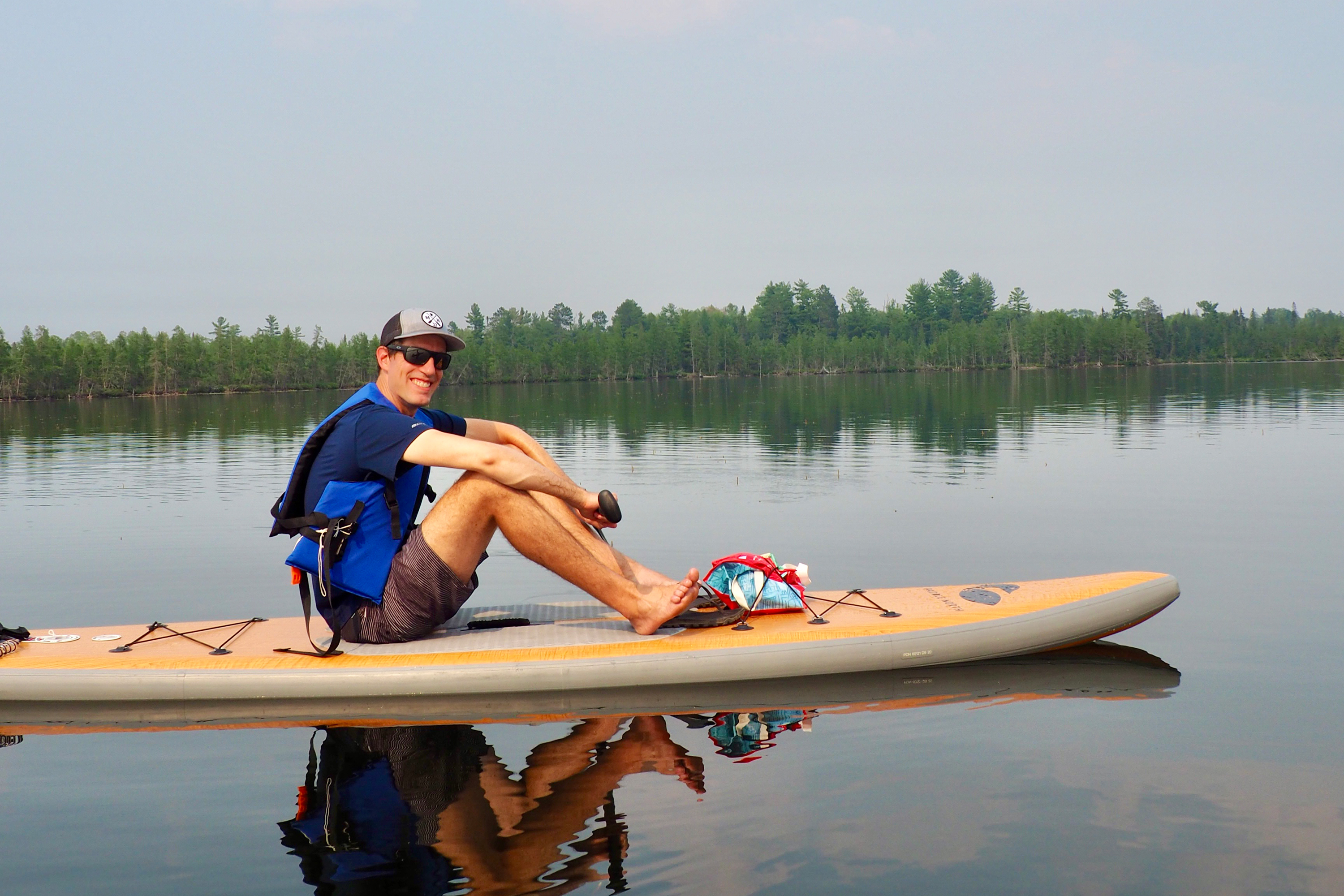A peaceful paddle at Bear Head Lake State Park