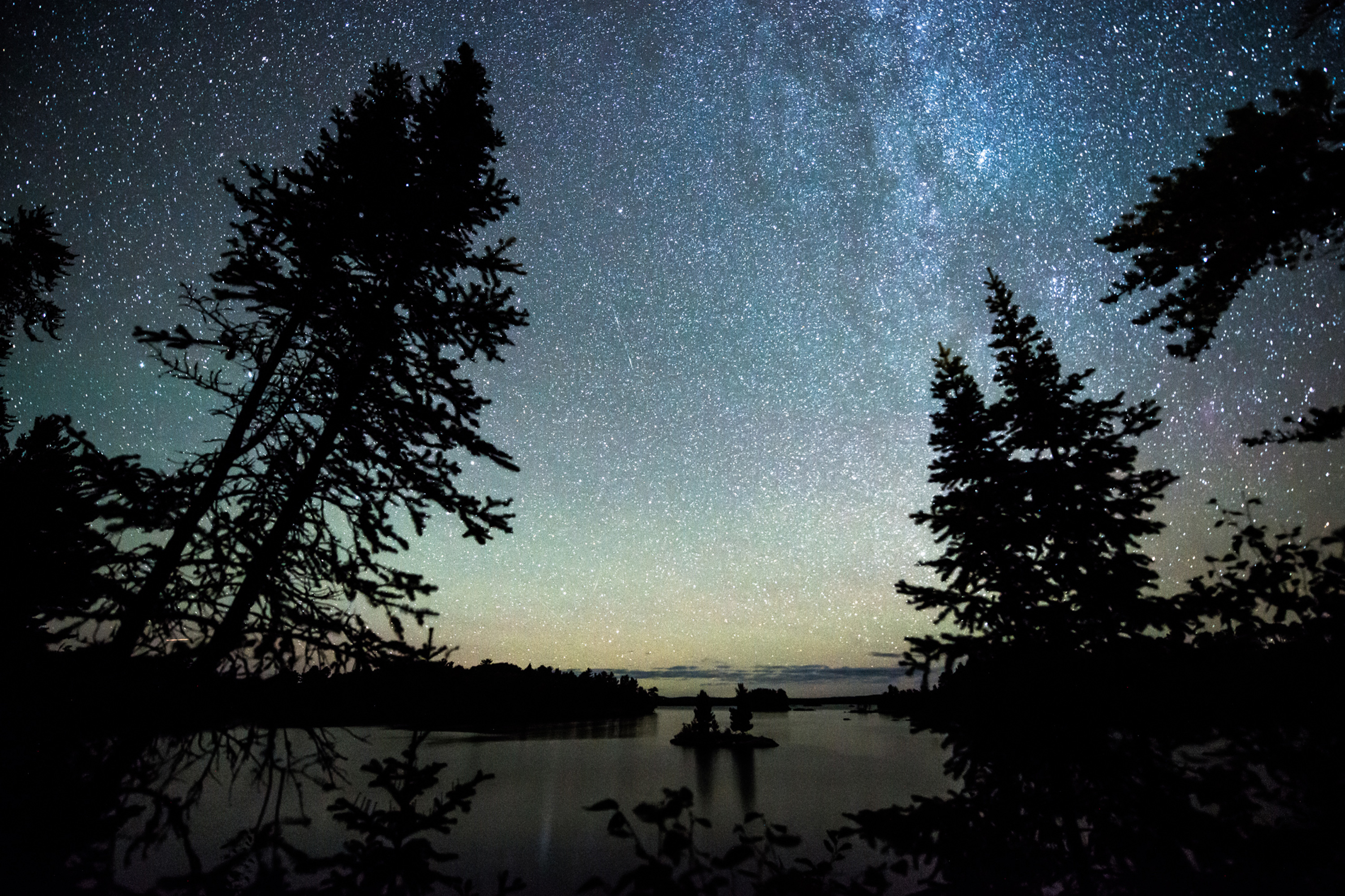 Voyageurs National Park starry night