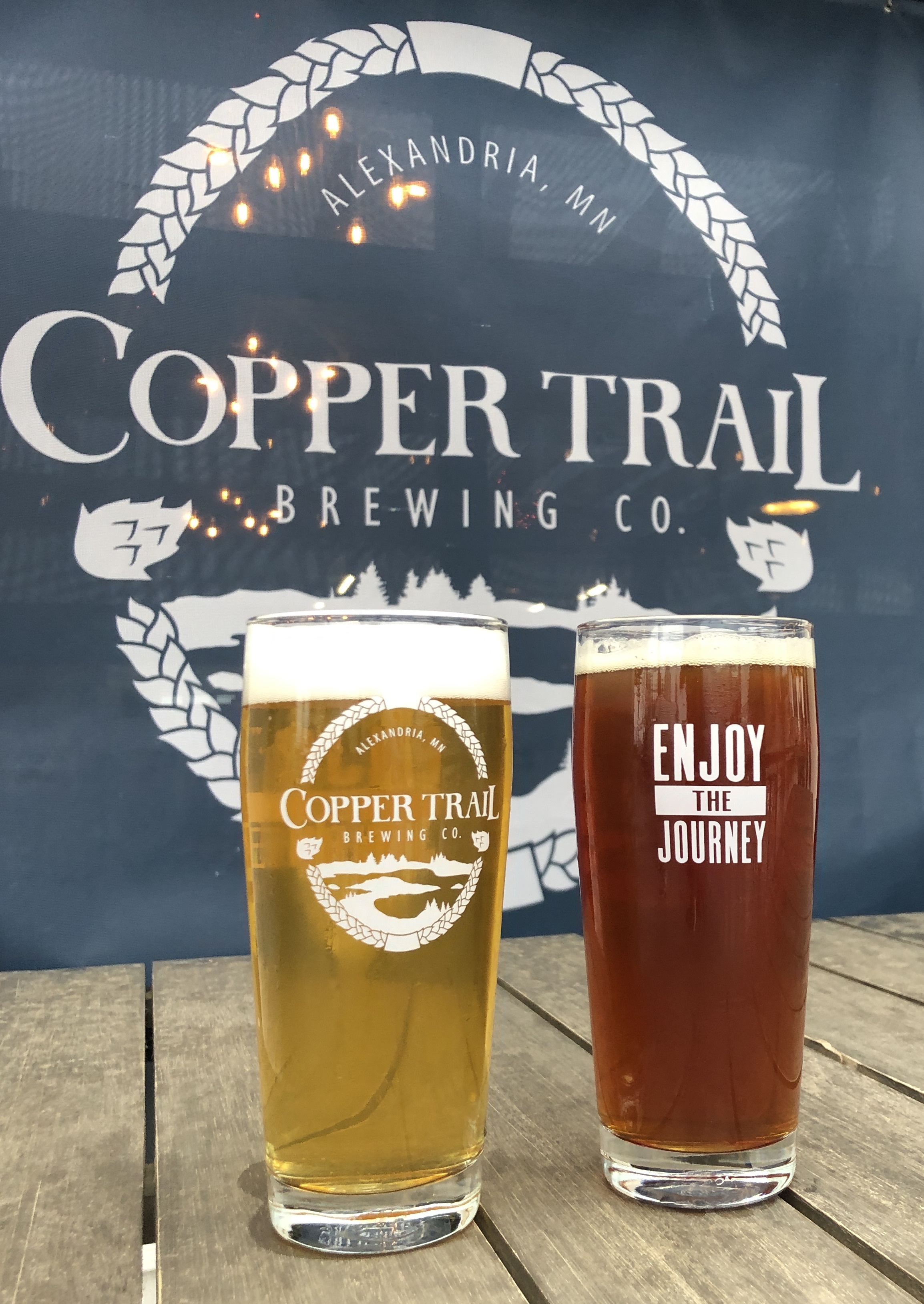 Copper Trail Brewing's NA pints