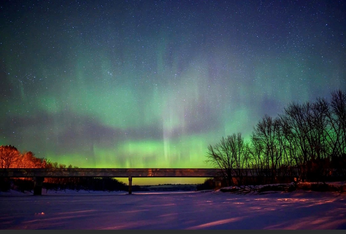The Northern Lights in Rainy Lake