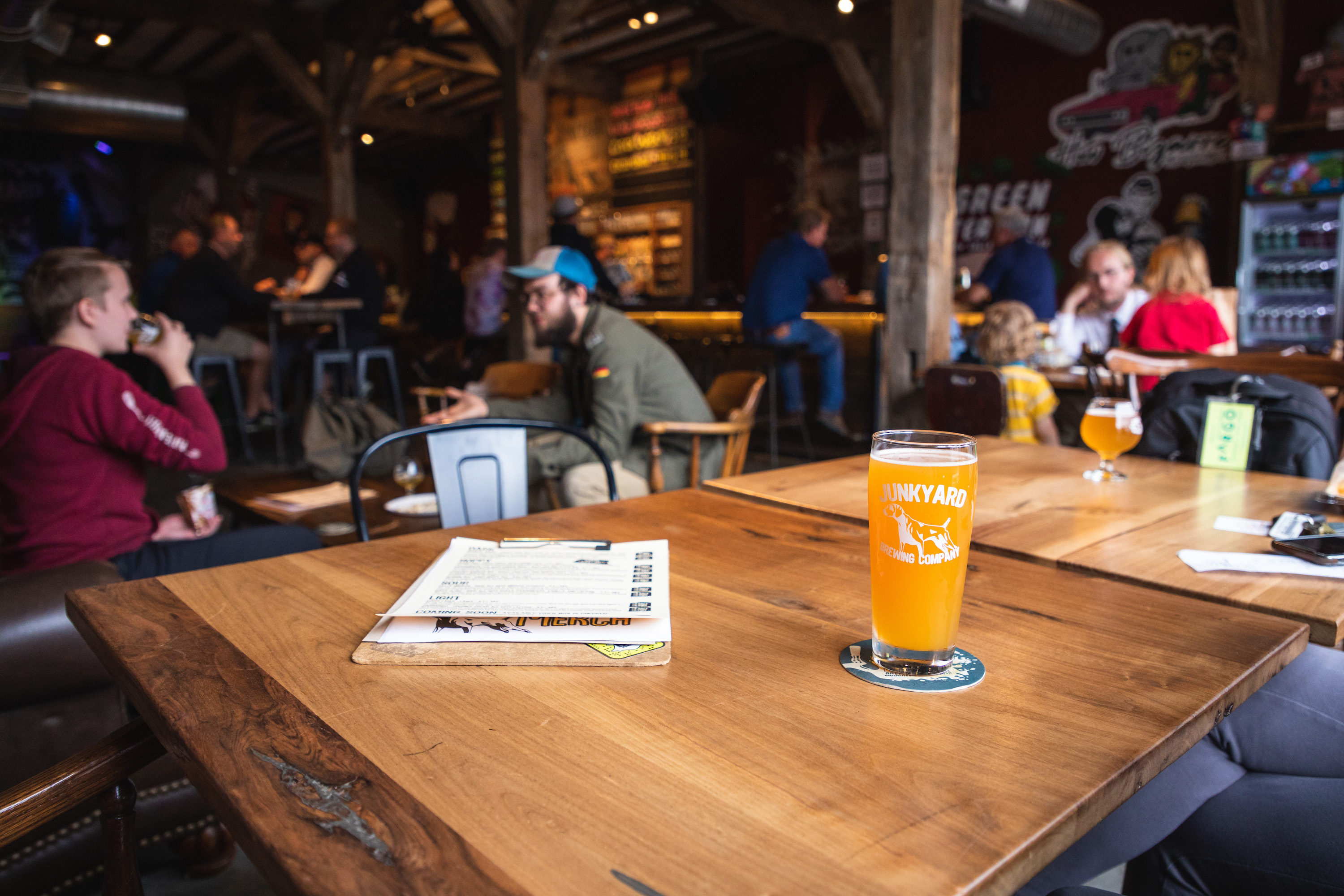 Junkyard Brewing Company's taproom in Moorhead