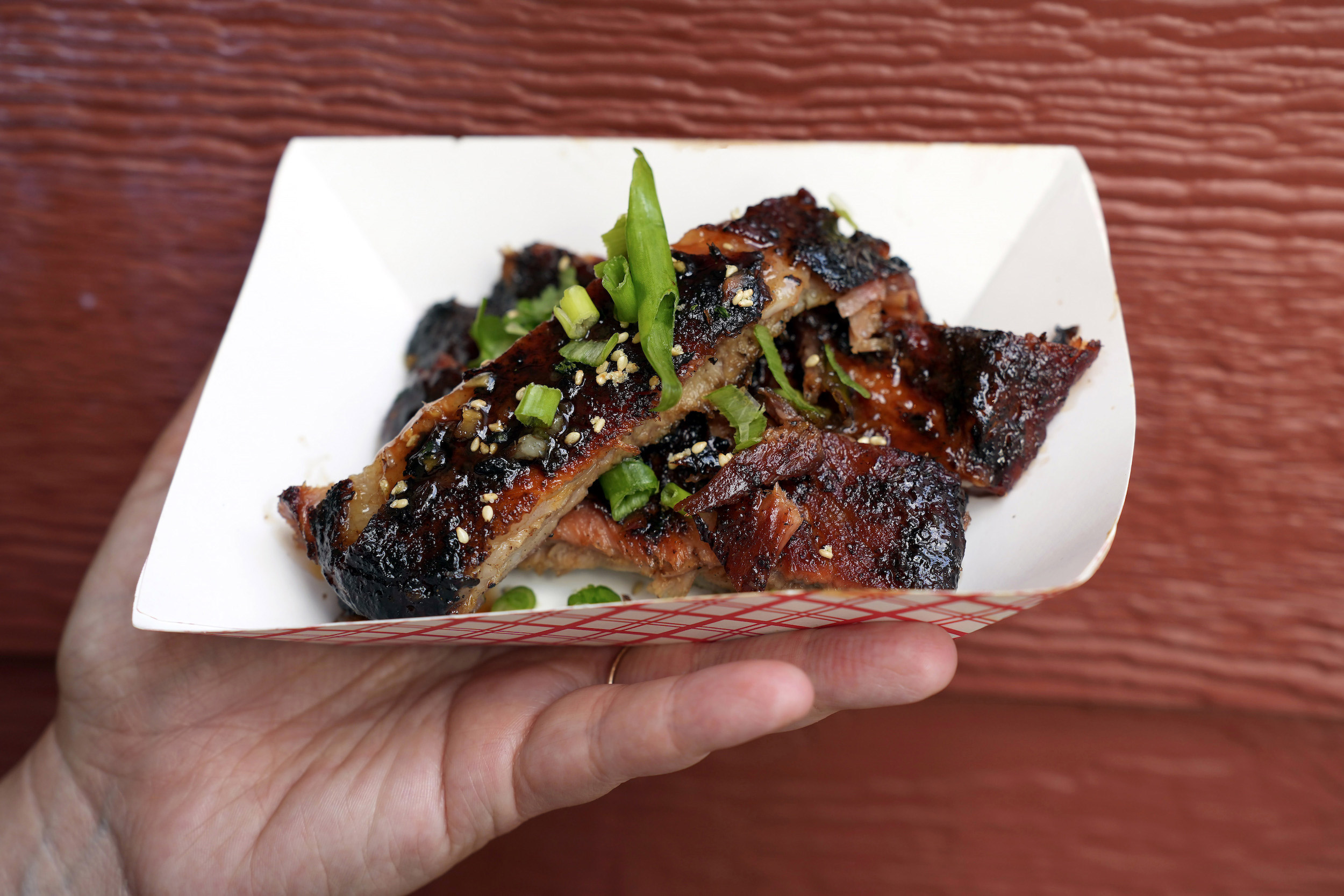 Maui-Sota Sticky Ribs at Charli T's