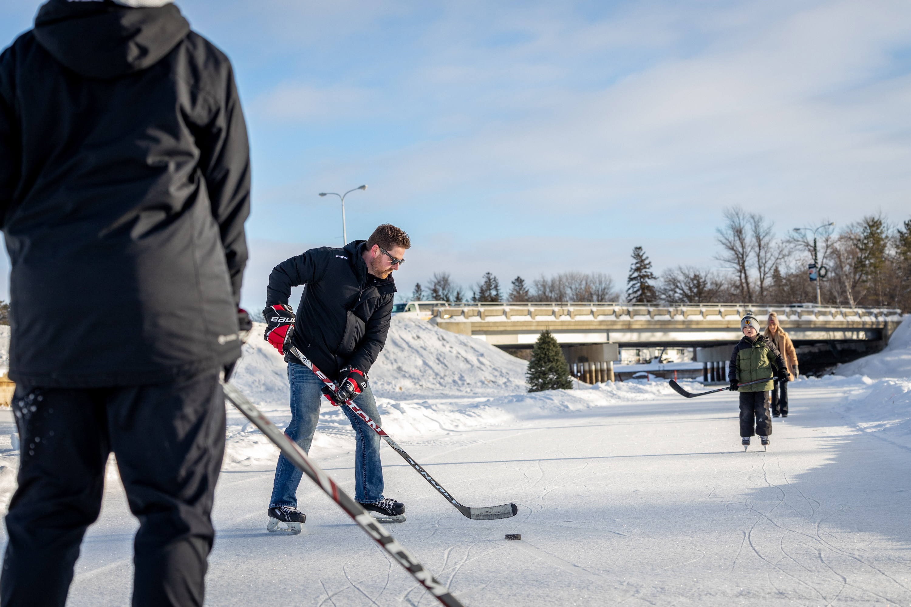 Riverbend Skate Path in Warroad