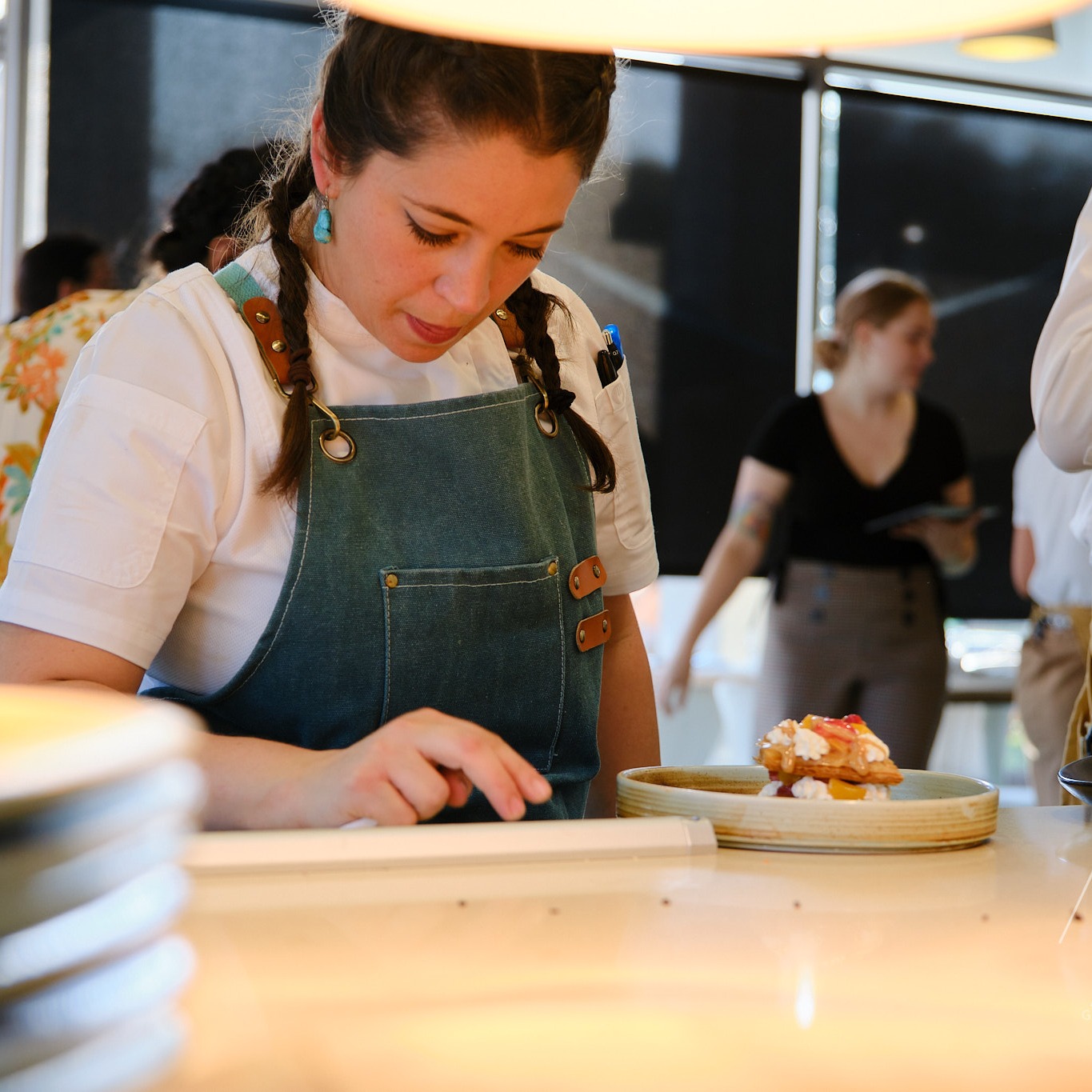Chef Soleil Gomez at Crasqui