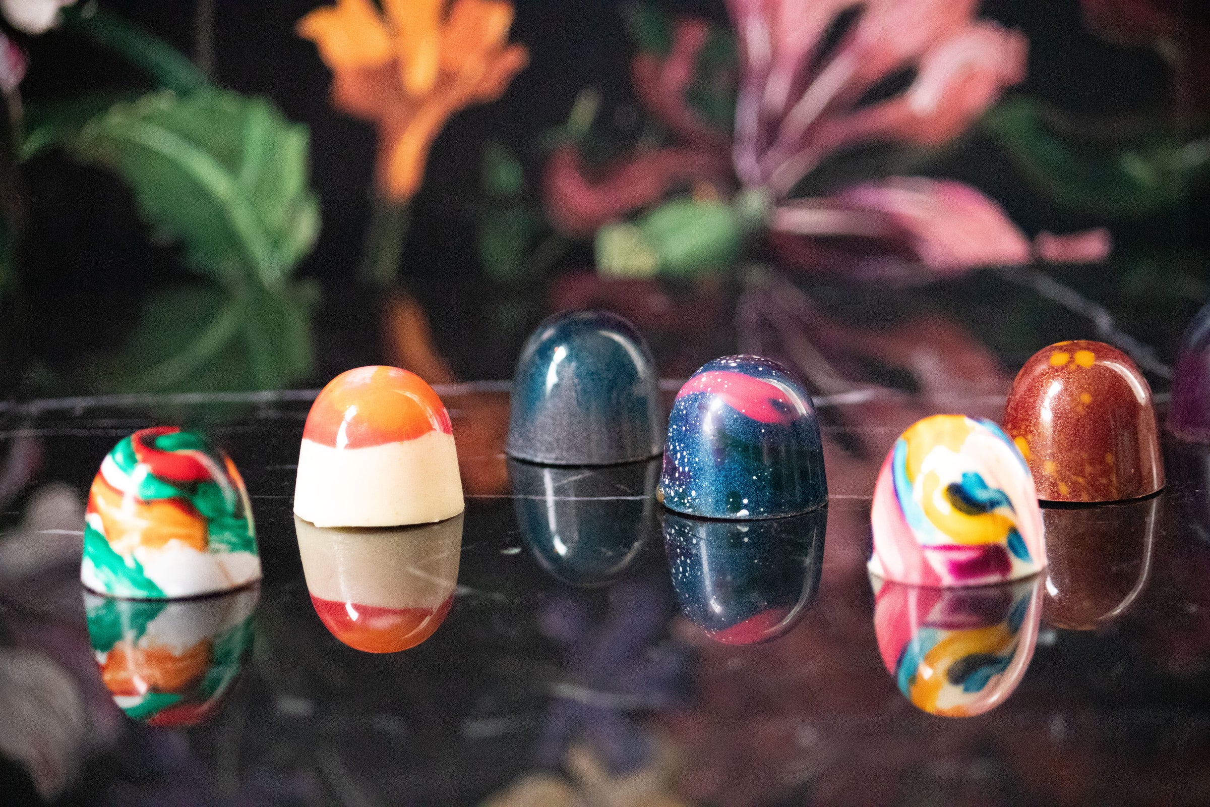 Cocoa Flake's hand-painted chocolates