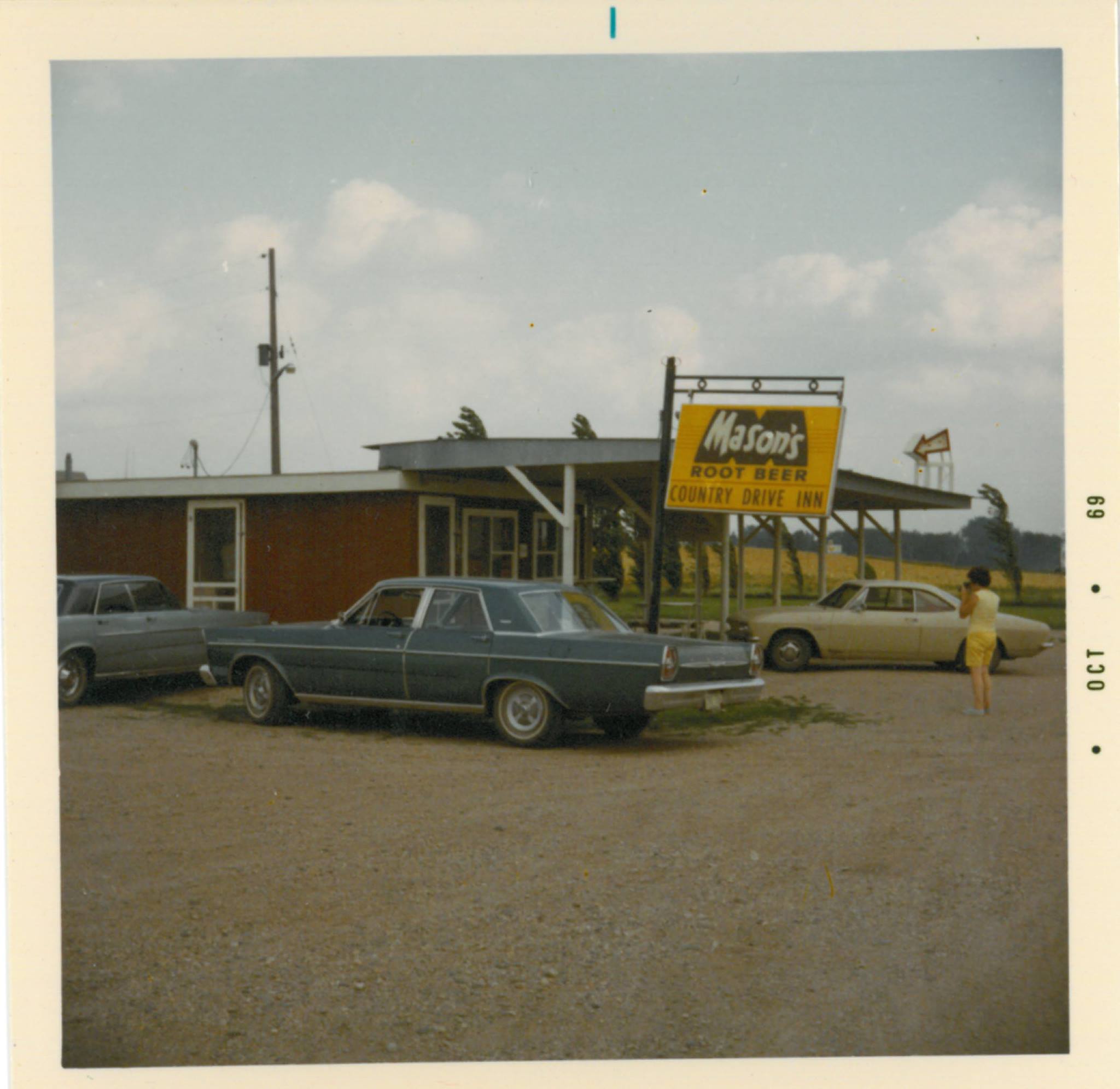 An old Polaroid of The Country Drive In