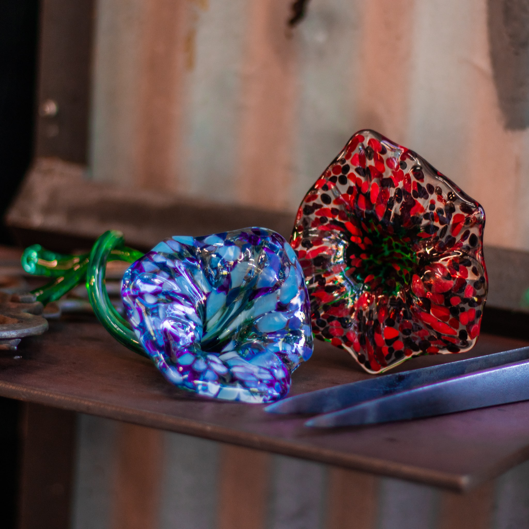 Lake Superior Art Glass flower making class
