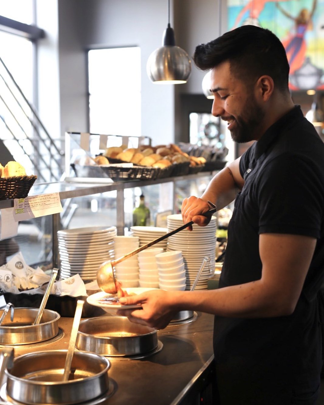 Lunch at Cafe Latte in St. Paul