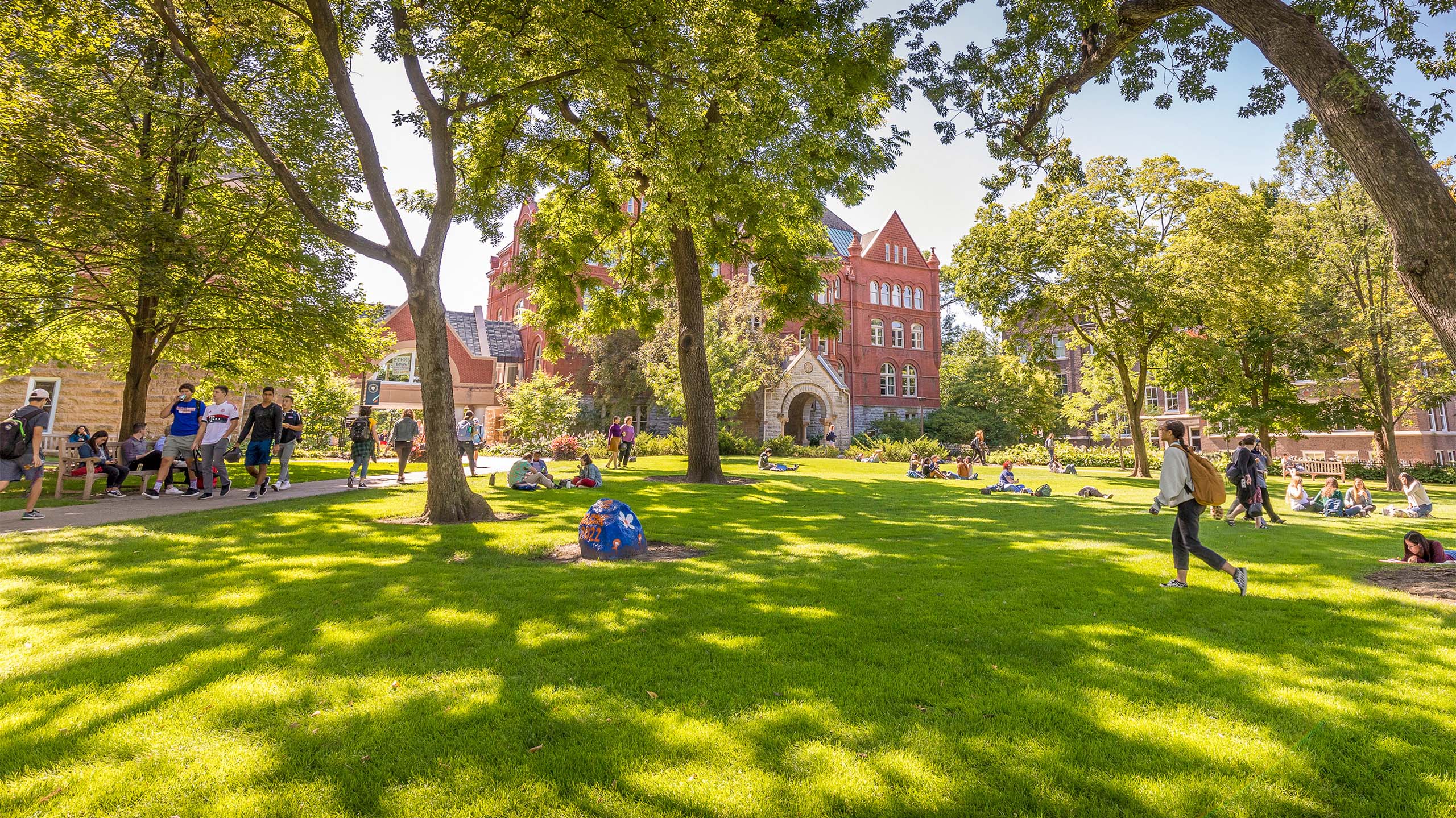 The campus at Macalester College
