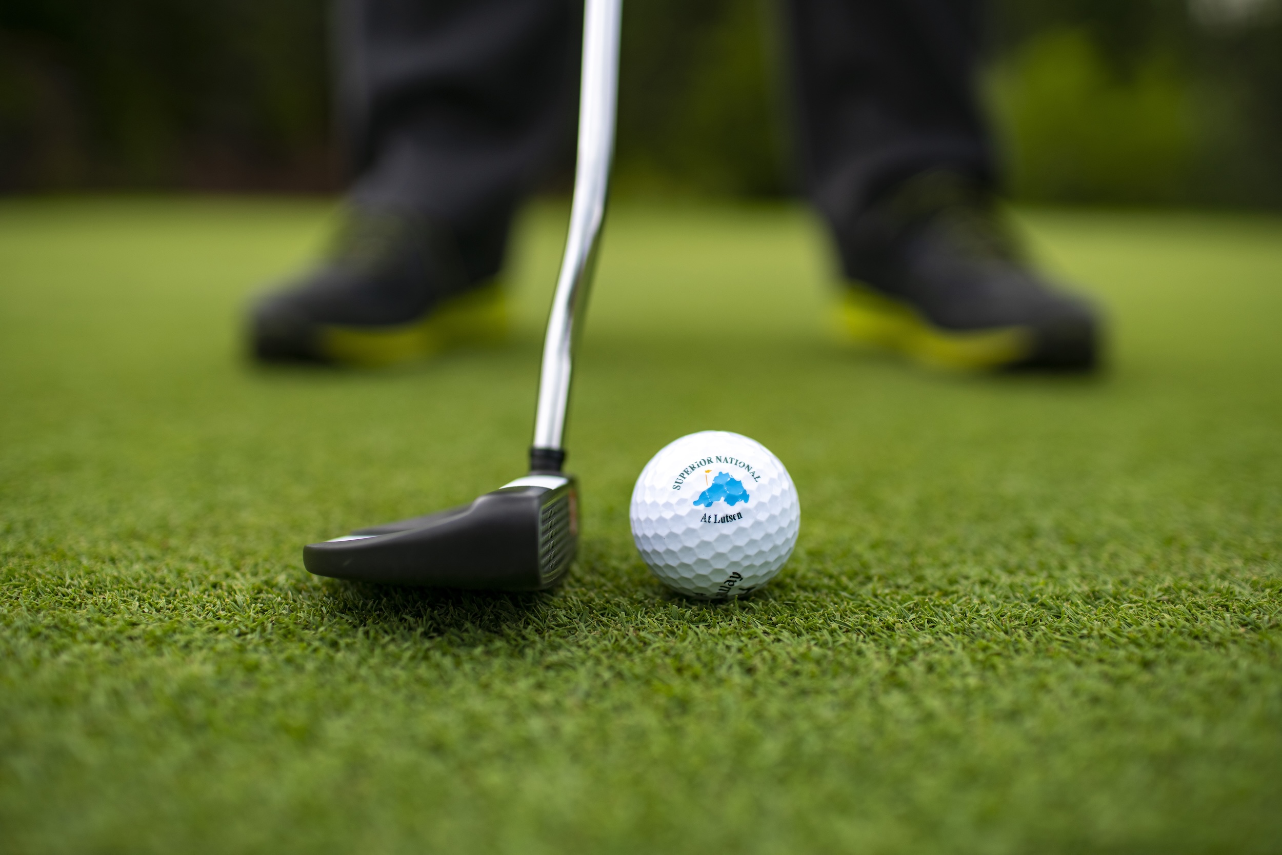 Putting at the Superior National Golf Course