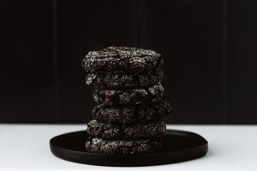 Bittersweet chocolate cookies at Rustica