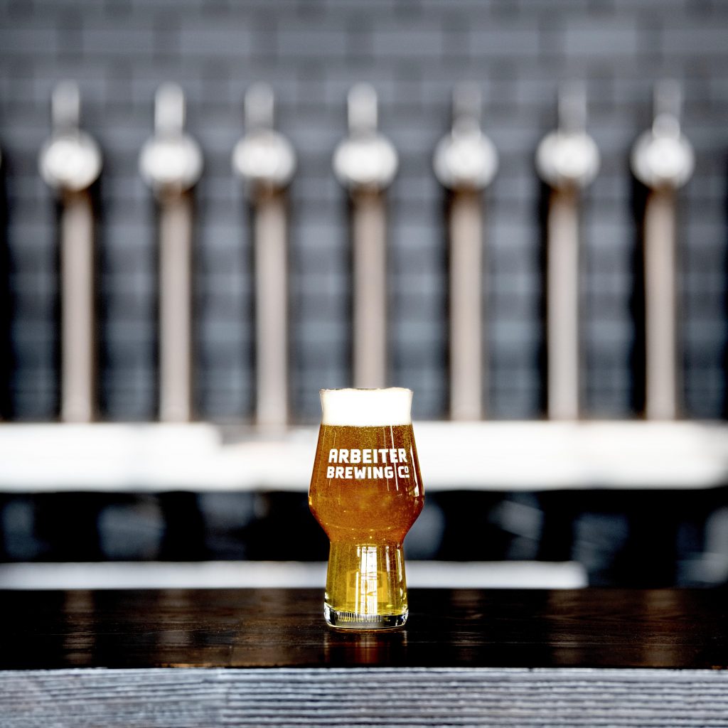 A WestKust IPA at Arbeiter Brewing