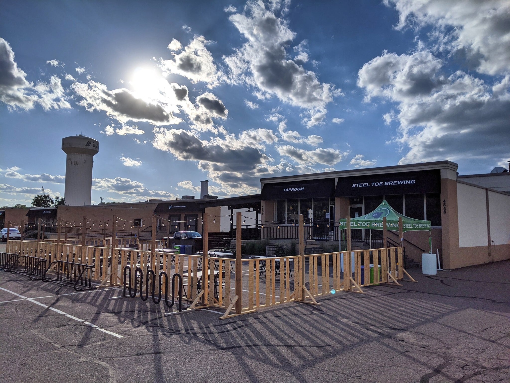 Steel Toe Brewing patio