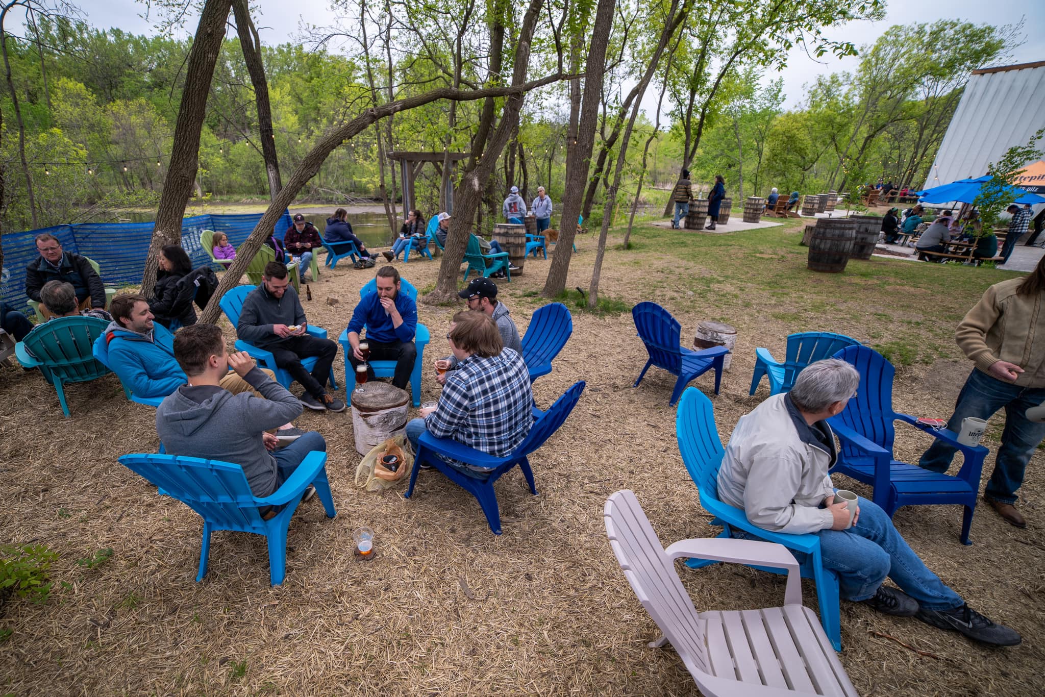 Beer garden at Utepils Brewing