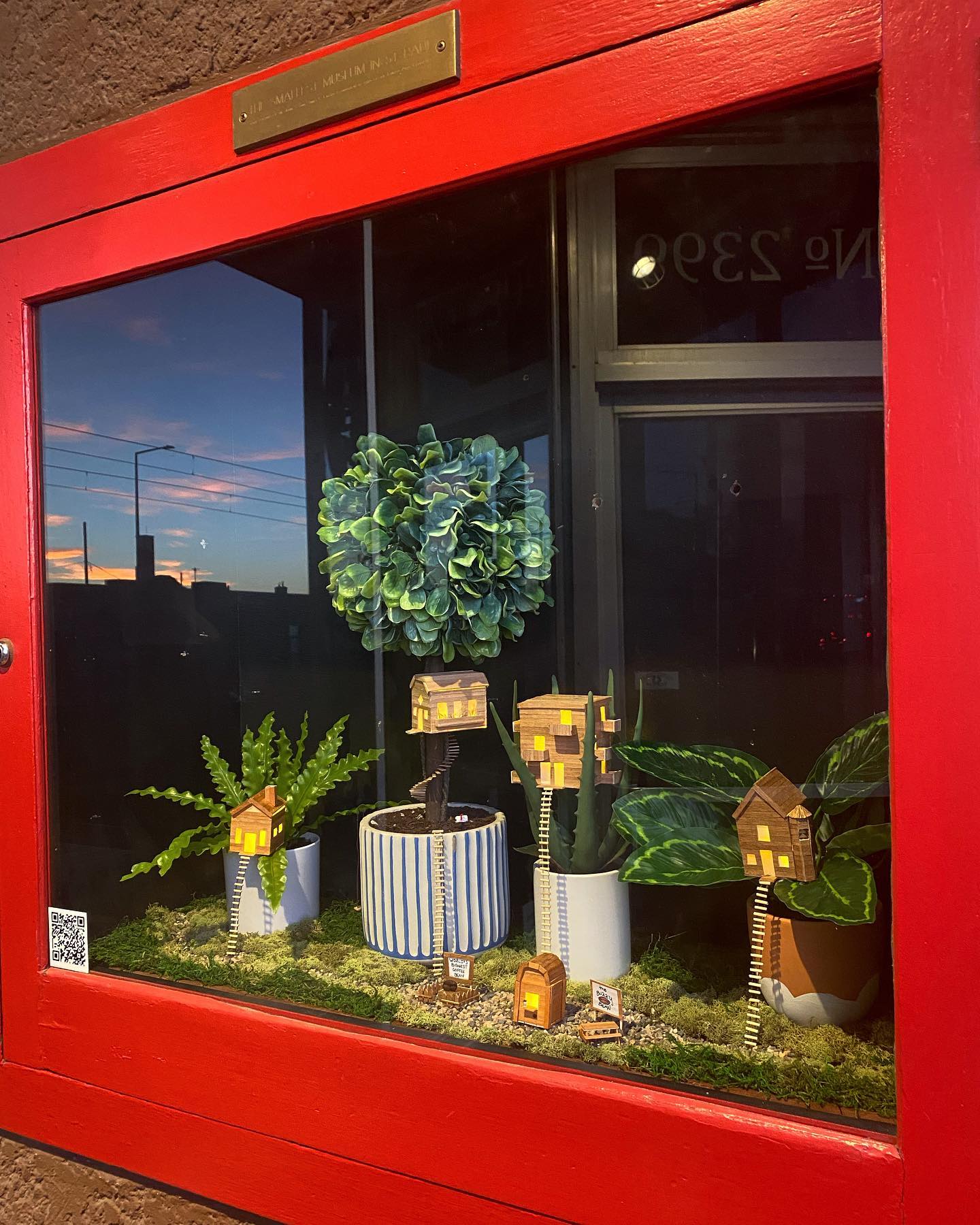 The Coffee Builds Community exhibit at the Smallest Museum in St. Paul