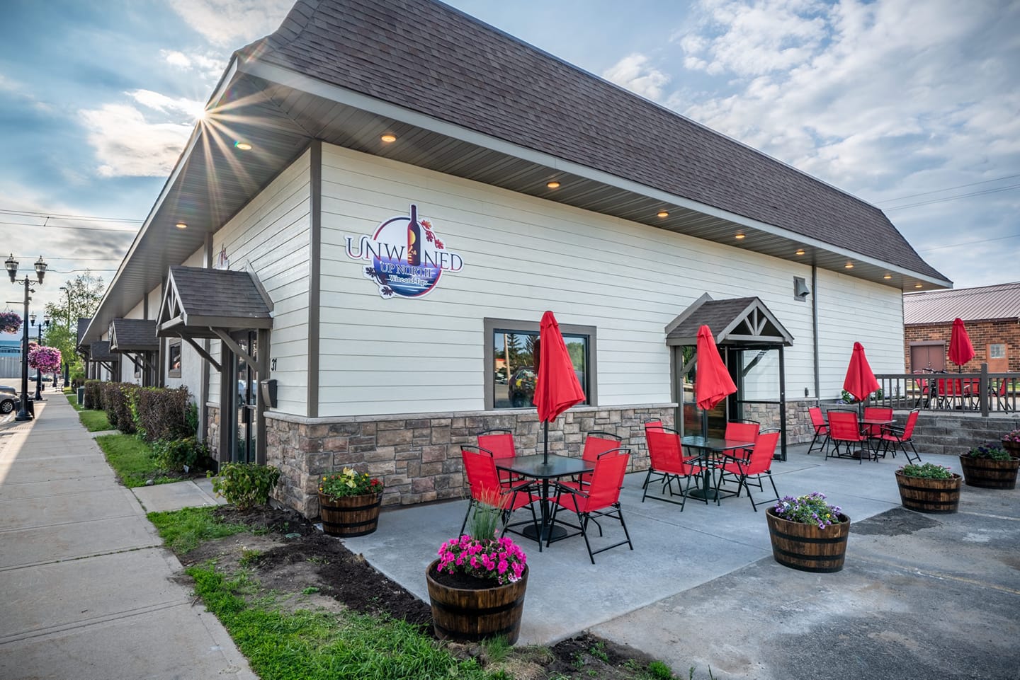 Unwined Up North patio