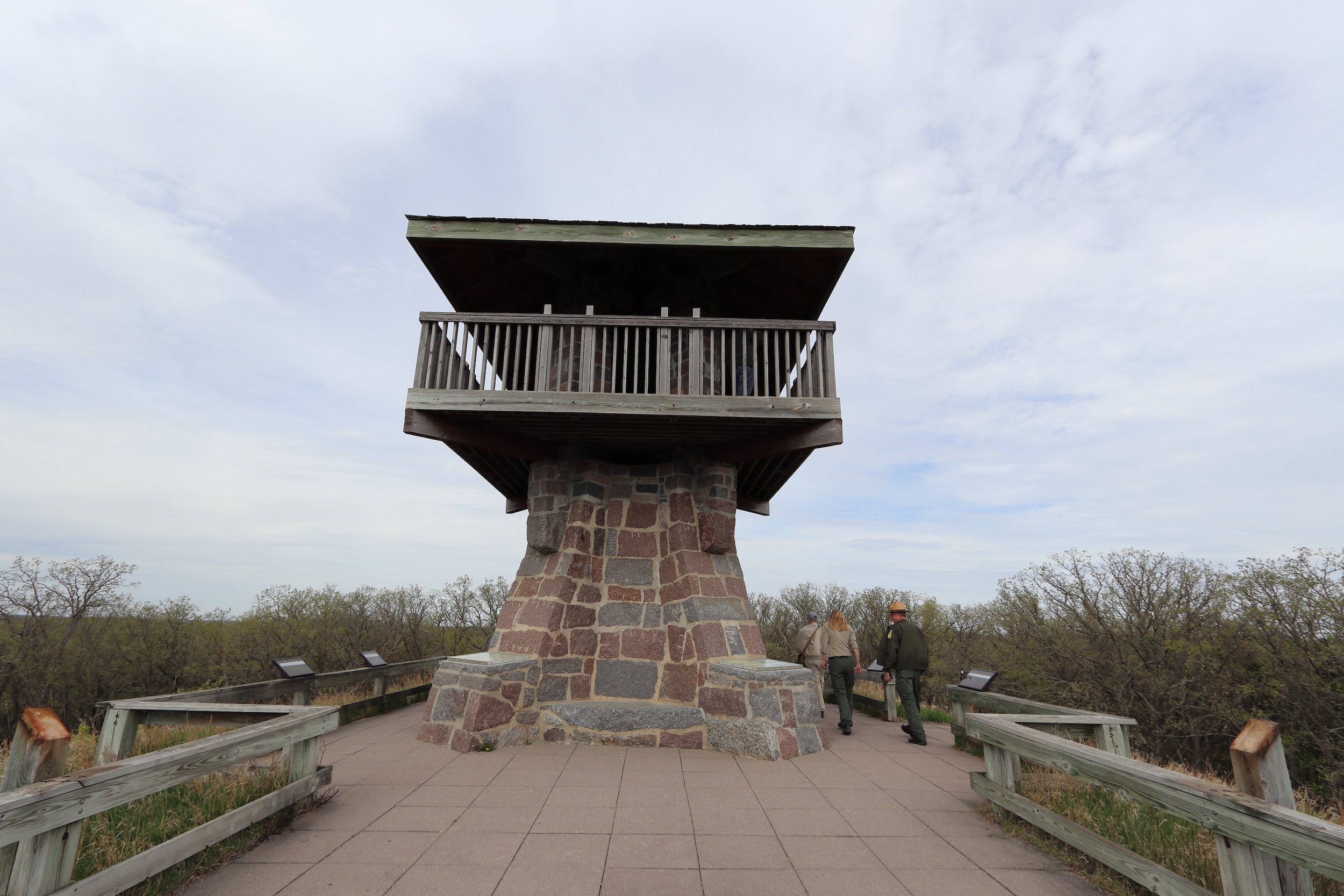 Mount Tom overlook in Sibley State Park