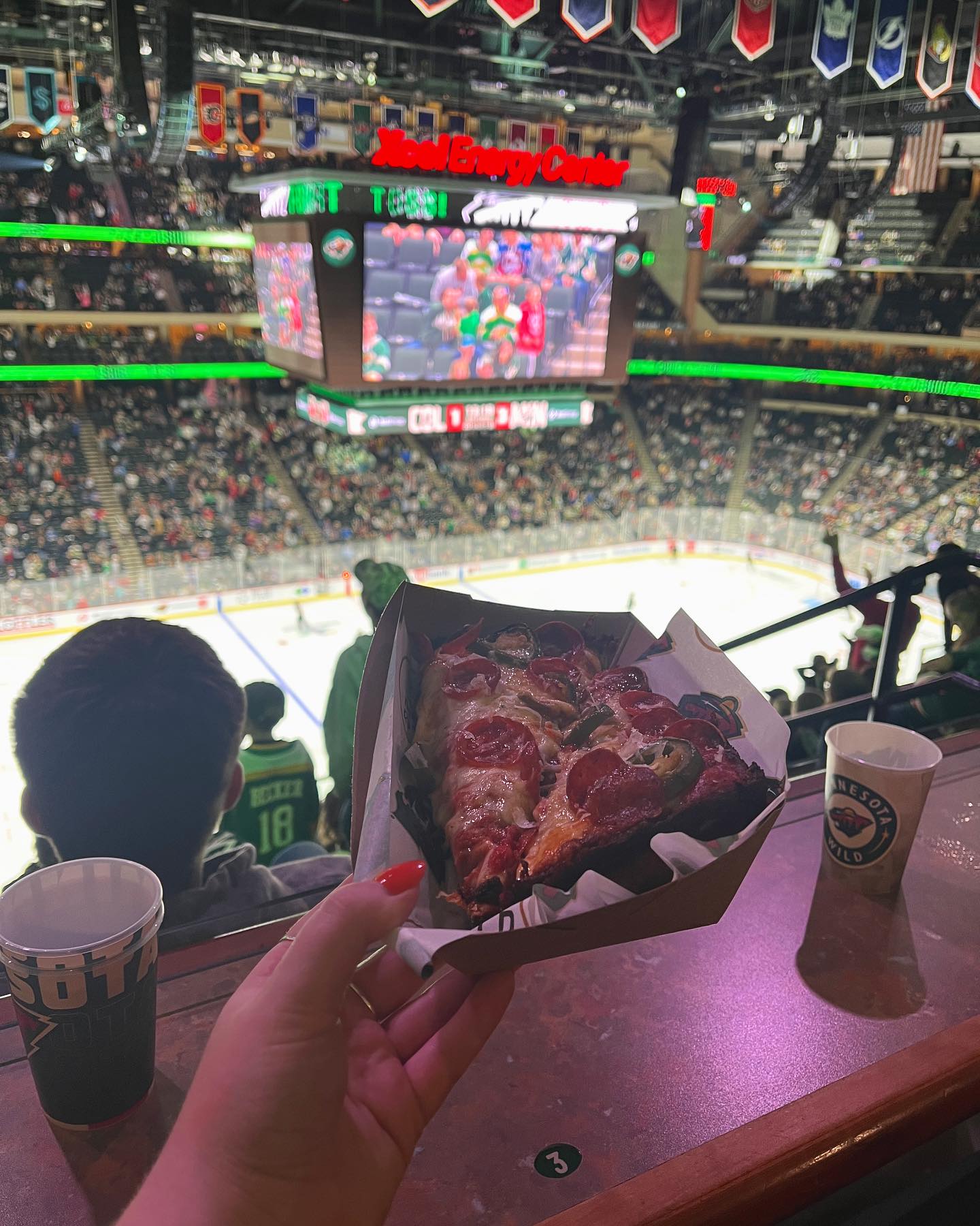Wrecktangle Pizza at Xcel Energy Center