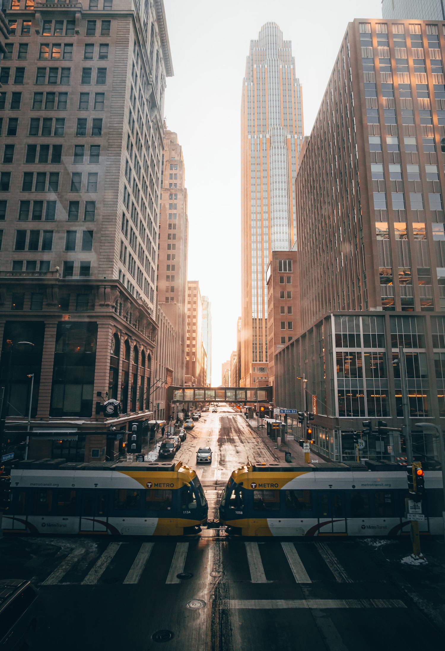 Downtown Minneapolis light rail
