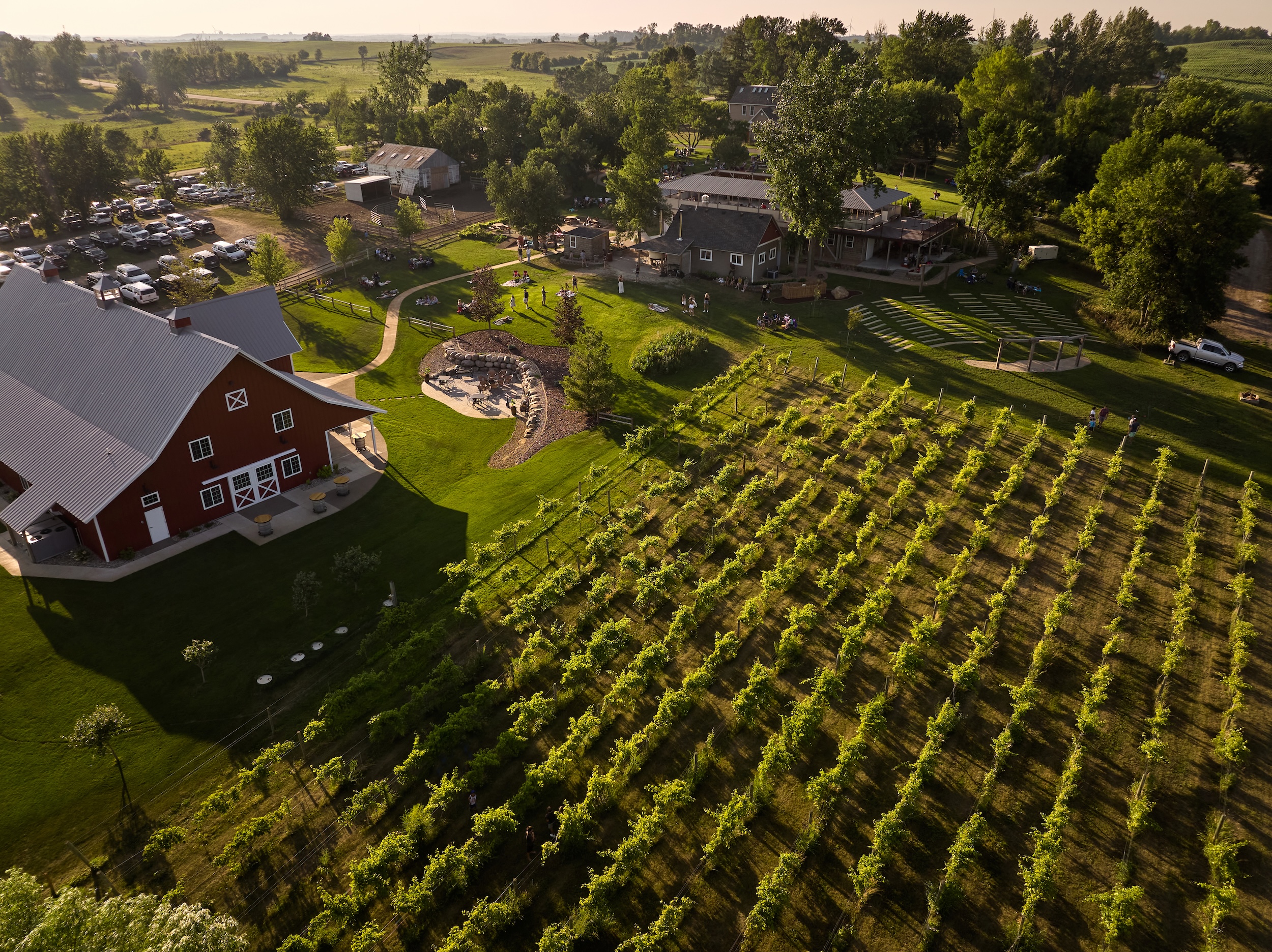 Pizza night at Red Barn Farm in Northfield