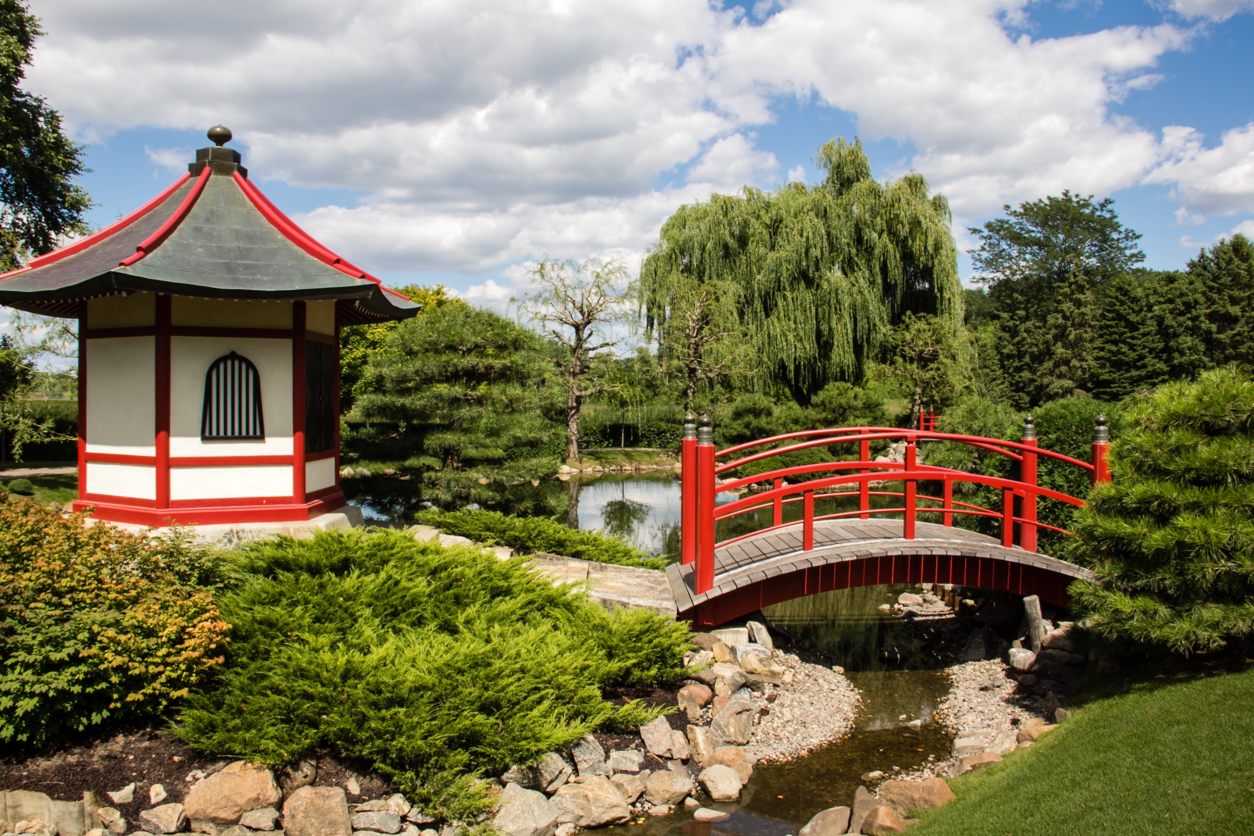 Japanese Garden at Normandale Lake Park in Bloomington