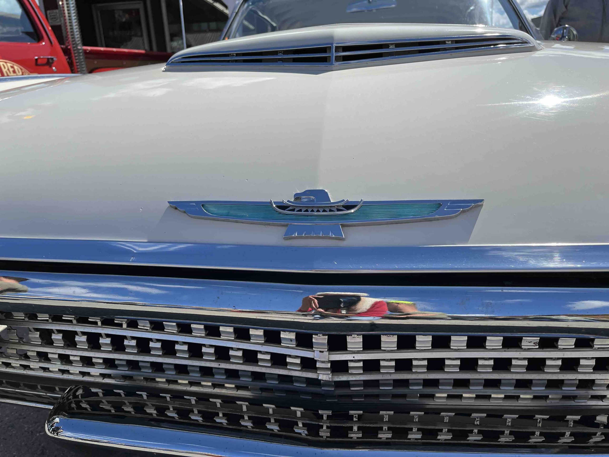 A Thunderbird at the Run to the Rapids Street Rod Show