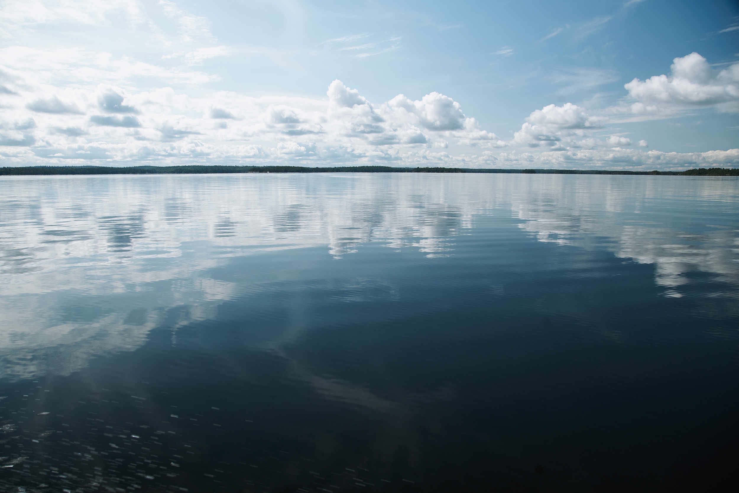The wide open waters of Voyageurs National Park