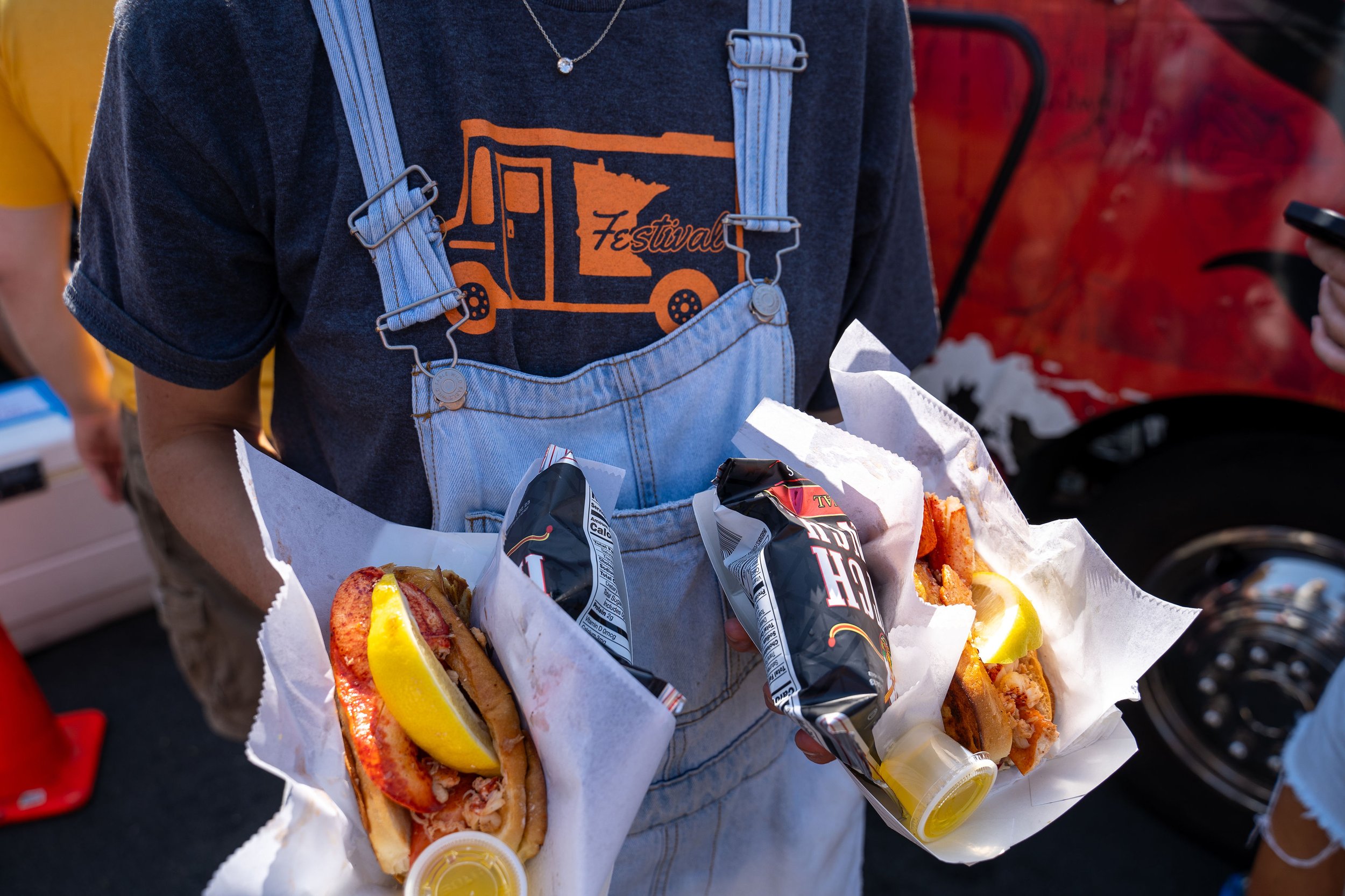 Lobster rolls at MN Food Truck Festival
