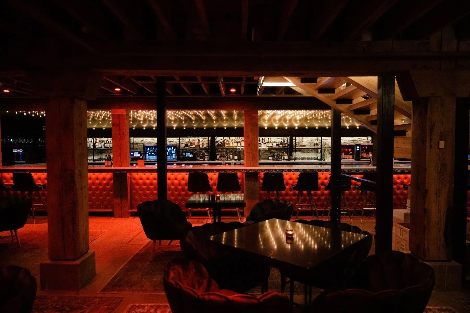 Maison Margaux's basement bar