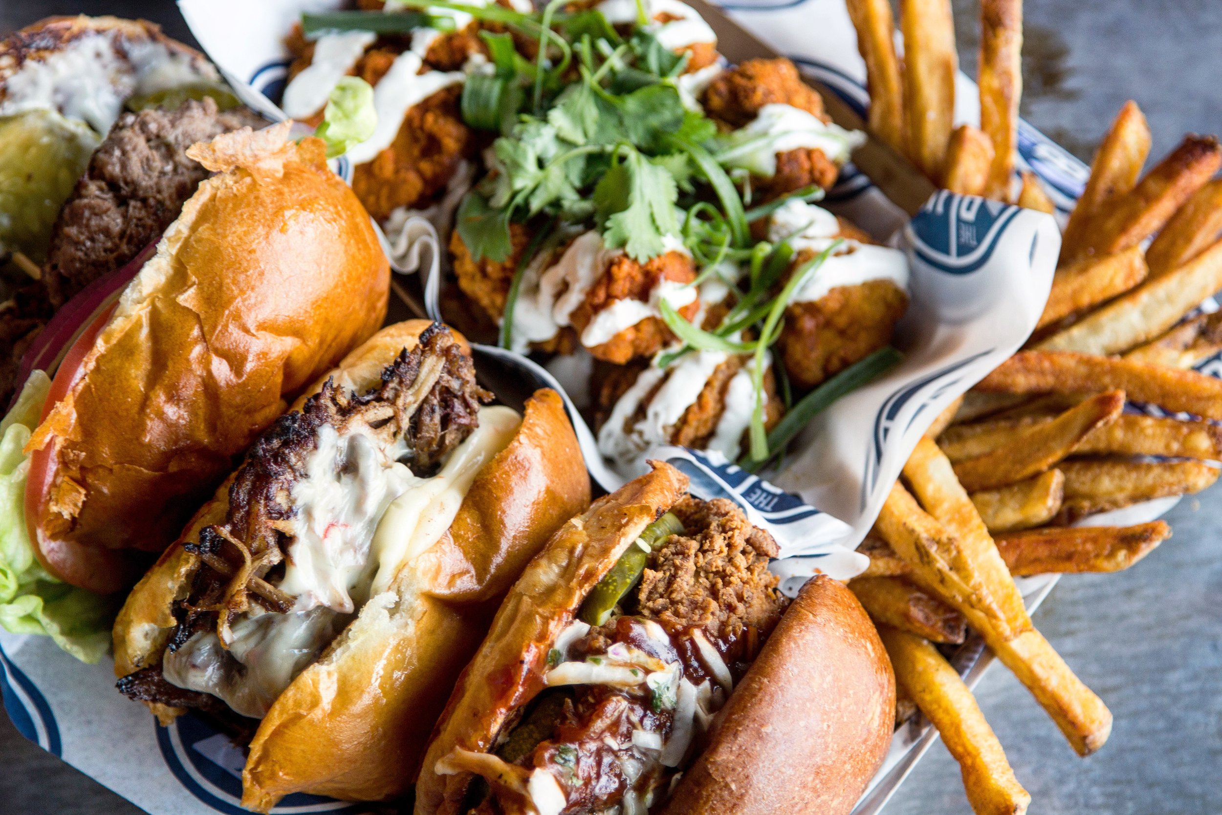 Blue Door Pub burgers