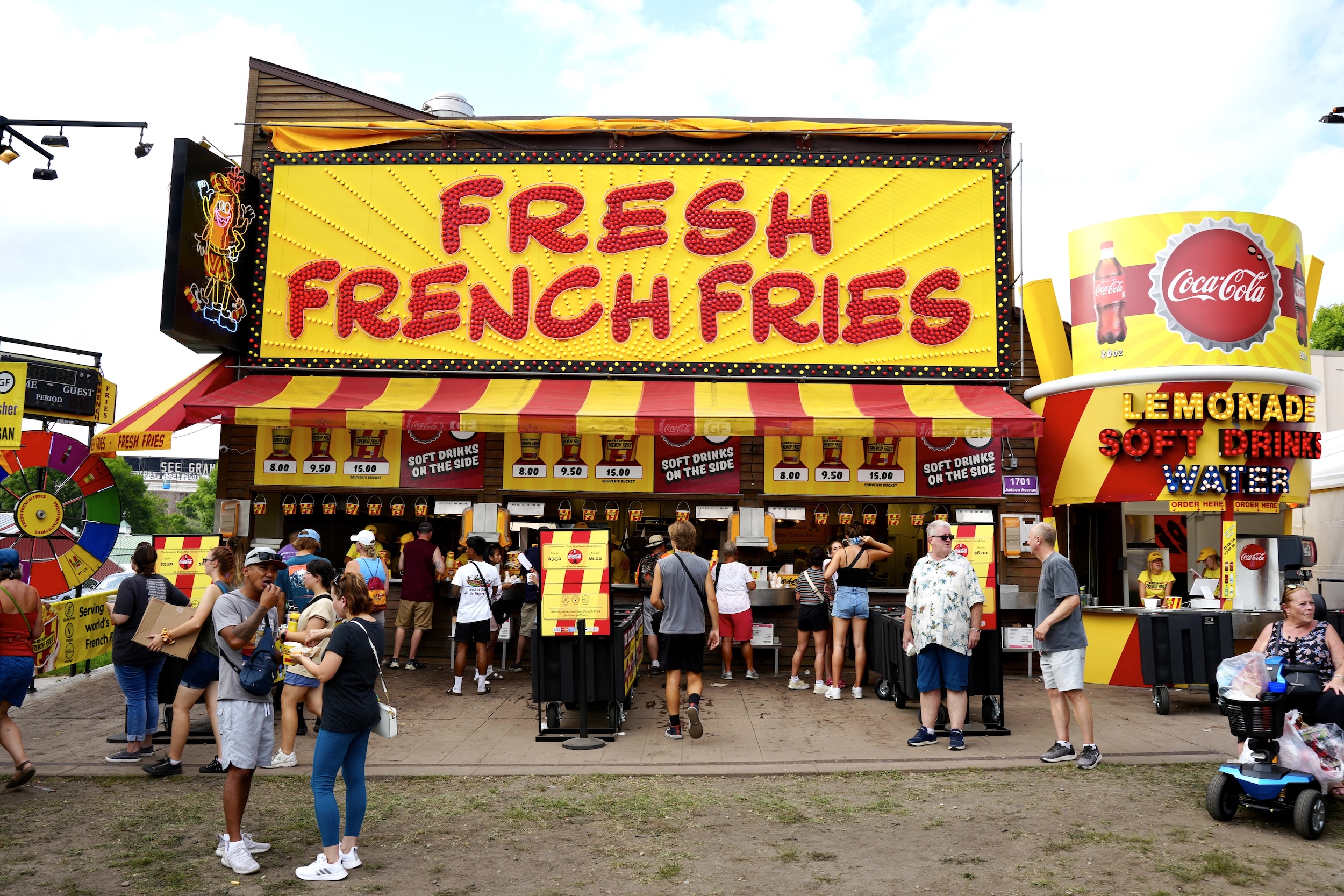 The Fresh French Fries stand at the Minnesota State Fair