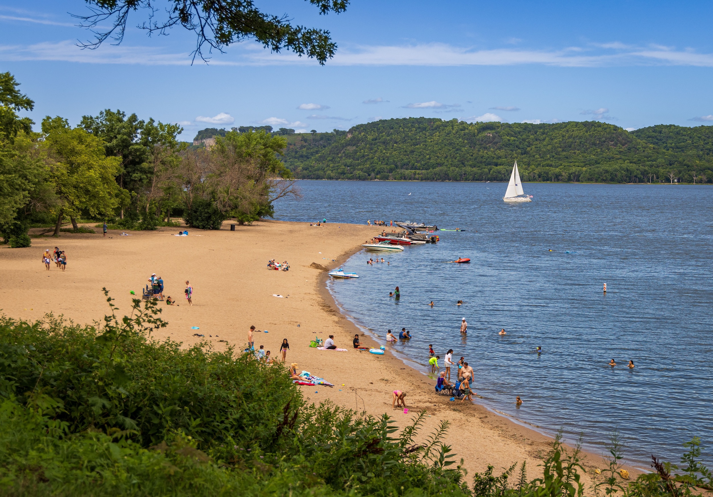 Hok-Si-La Campground's swimming beach