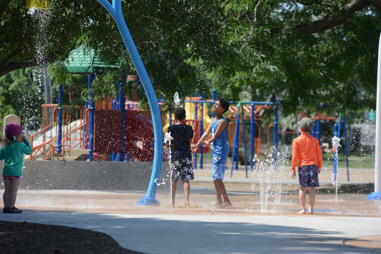 Currie Park splash pad