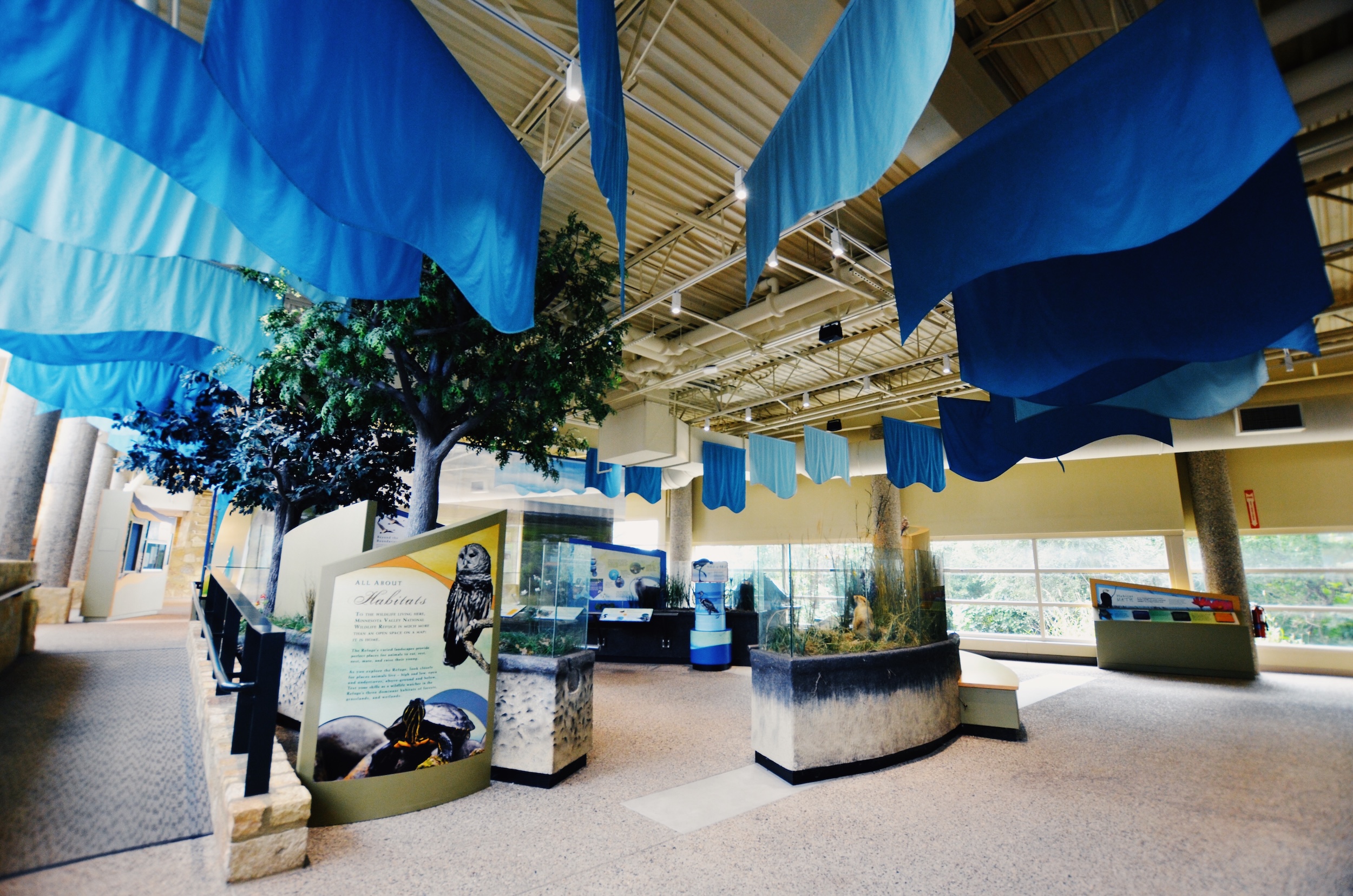 The Bloomington Education and Visitor Center at Minnesota Valley National Wildlife Refuge