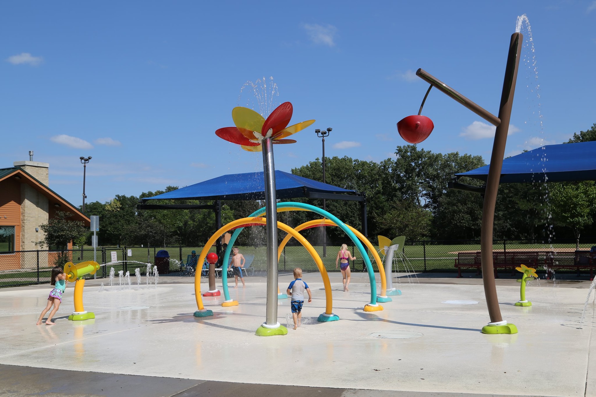 Oak Hill Park splash pad