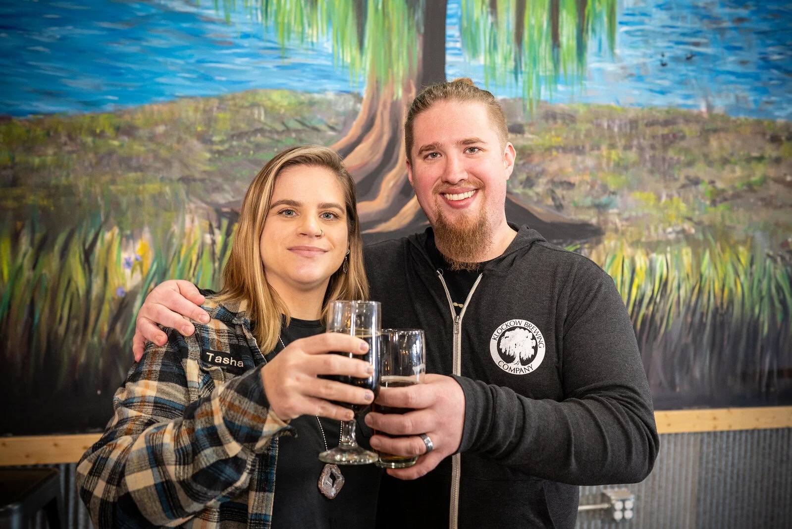 Klockow Brewing Company founders Tasha and Andy Klockow