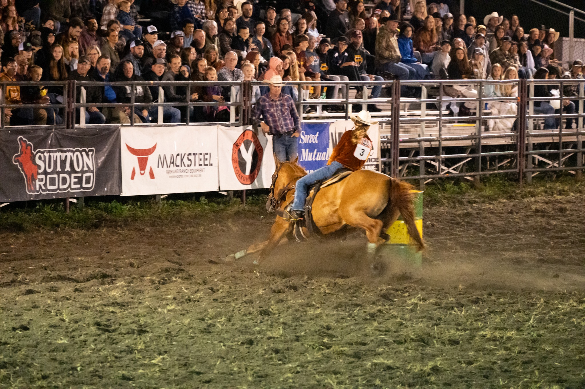 A Sutton Rodeo performance during Northfield's Defeat of Jesse James Days