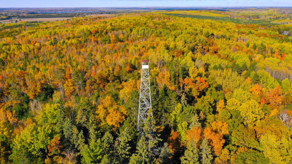 Thiede Fire Tower in Pequot Lakes