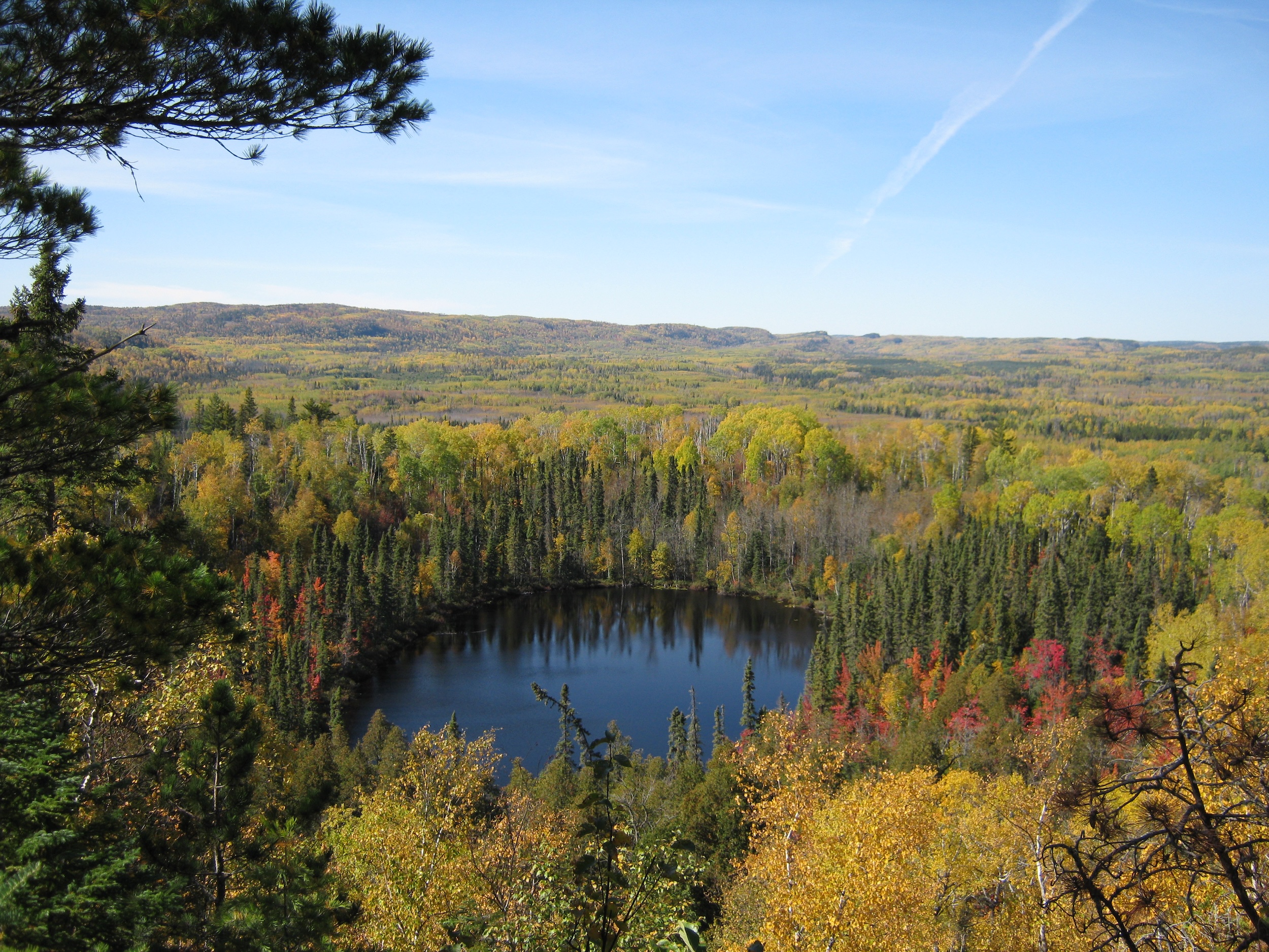 A fall view on the North Country National Scenic Trail
