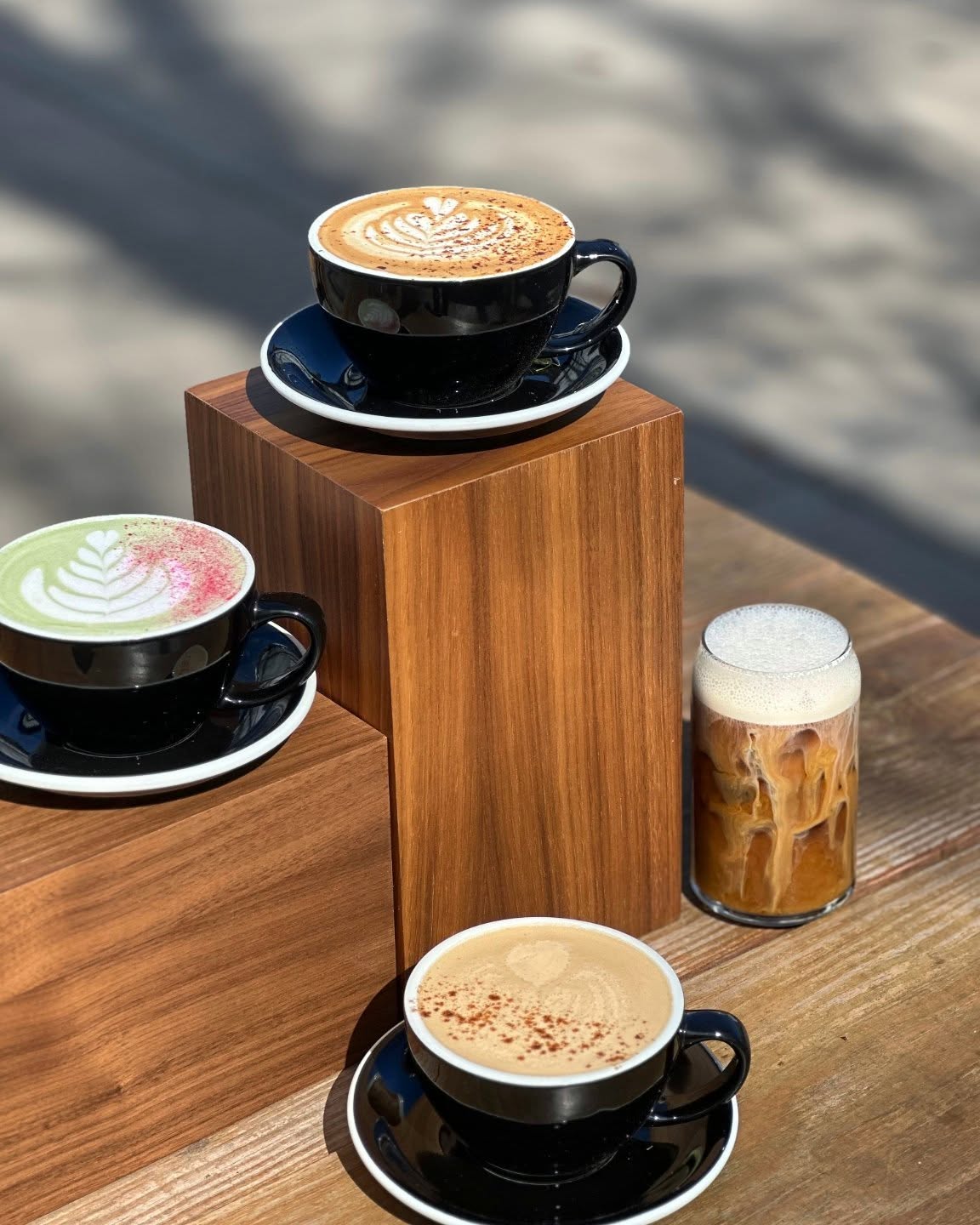 Springtime specialty drinks at Backstory Coffee Roasters